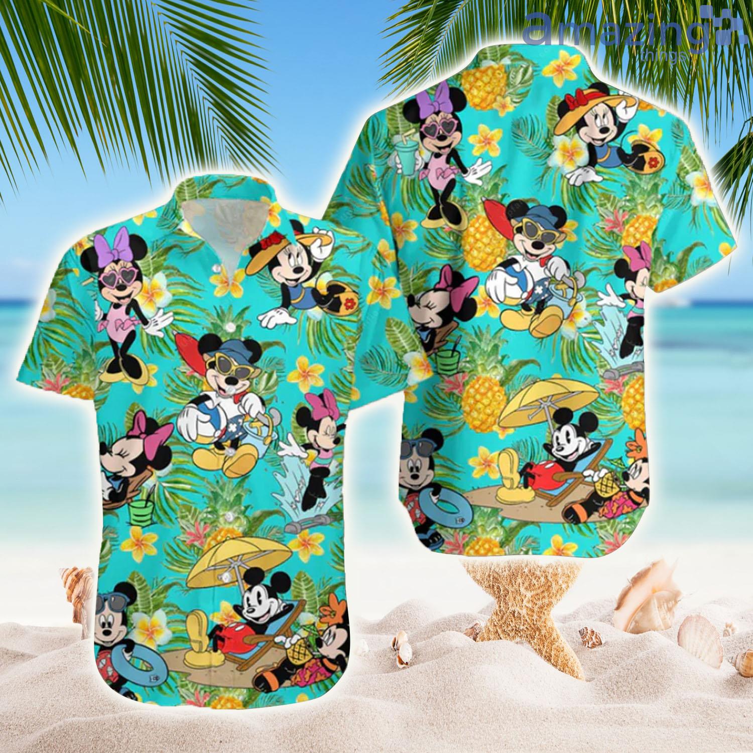 Mickey And Minnie Hawaiian Shirt - Mickey And Minnie Hawaiian Shirt