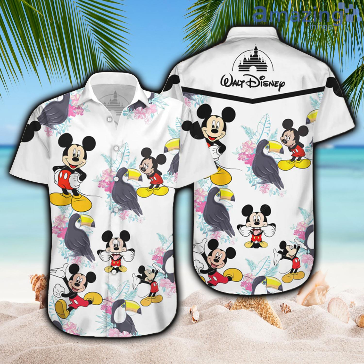 Mickey Mouse And Toucan Hawaiian Shirt - Mickey Mouse And Toucan Hawaiian Shirt