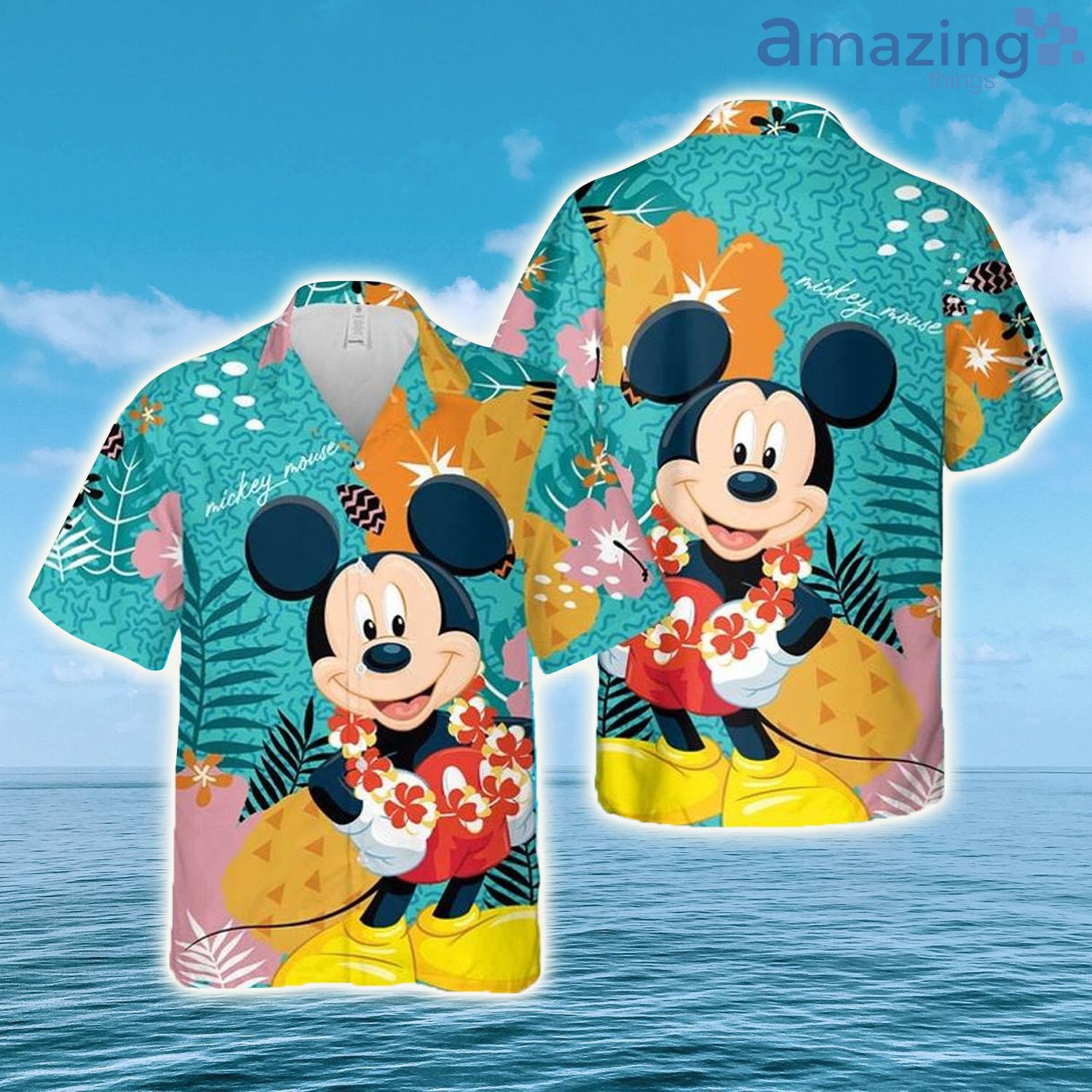 Mickey Mouse In Tropical Forest Disney Hawaiian Shirt - Mickey Mouse In Tropical Forest Disney Hawaiian Shirt