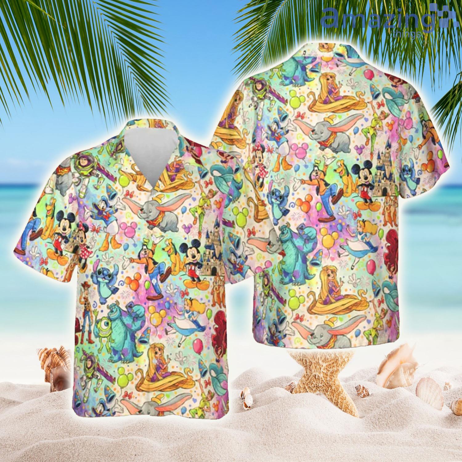 Mickey Stitch Ohana Hawaiian Shirt - Mickey Stitch Ohana Hawaiian Shirt