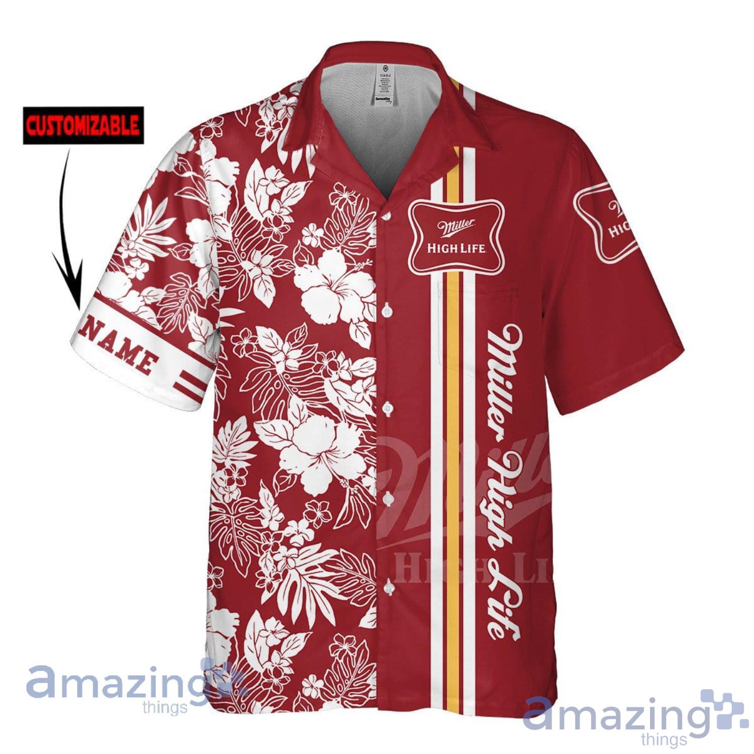 Miller Lite Custom Name Hawaiian Shirt Best Gift For Men And Women