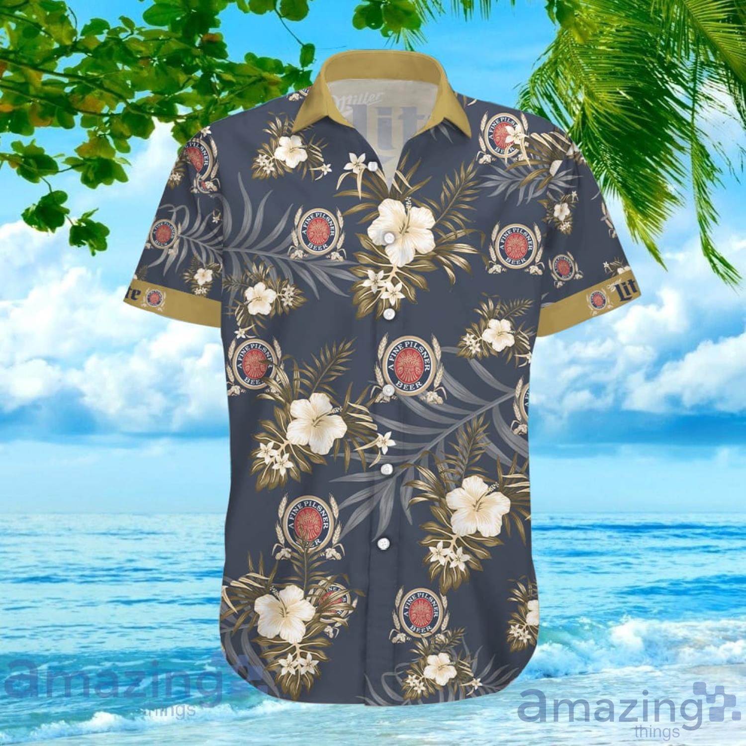 Miller Lite Style 2 Hawaiian Shirt For Men And Women image Miller Lite Style 2 Hawaiian Shirt For Men And Women Product Photo 2