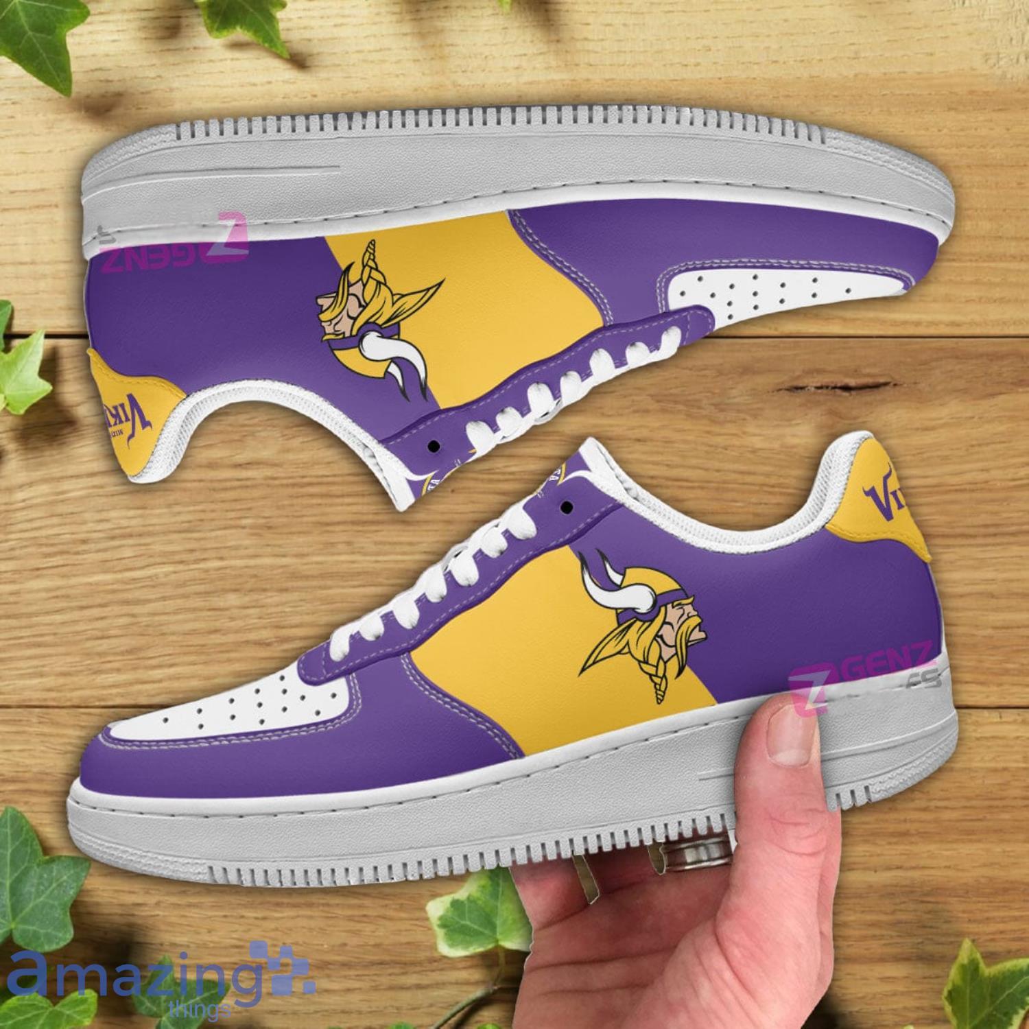 Minnesota Vikings CUSTOM Nike Air Force Shoes -  Worldwide  Shipping