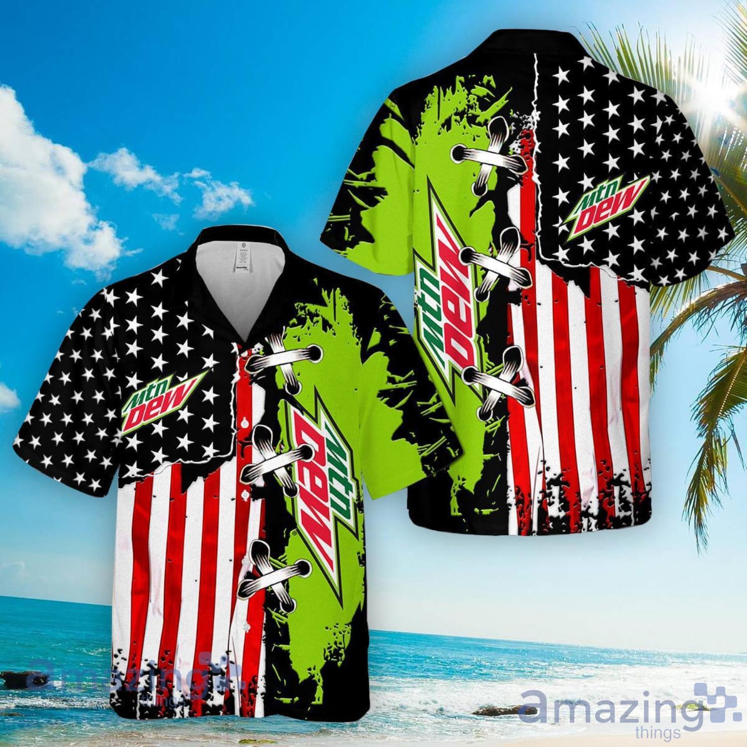 Boston Red Sox American 3D All Over Print Flag Hawaiian Shirt For