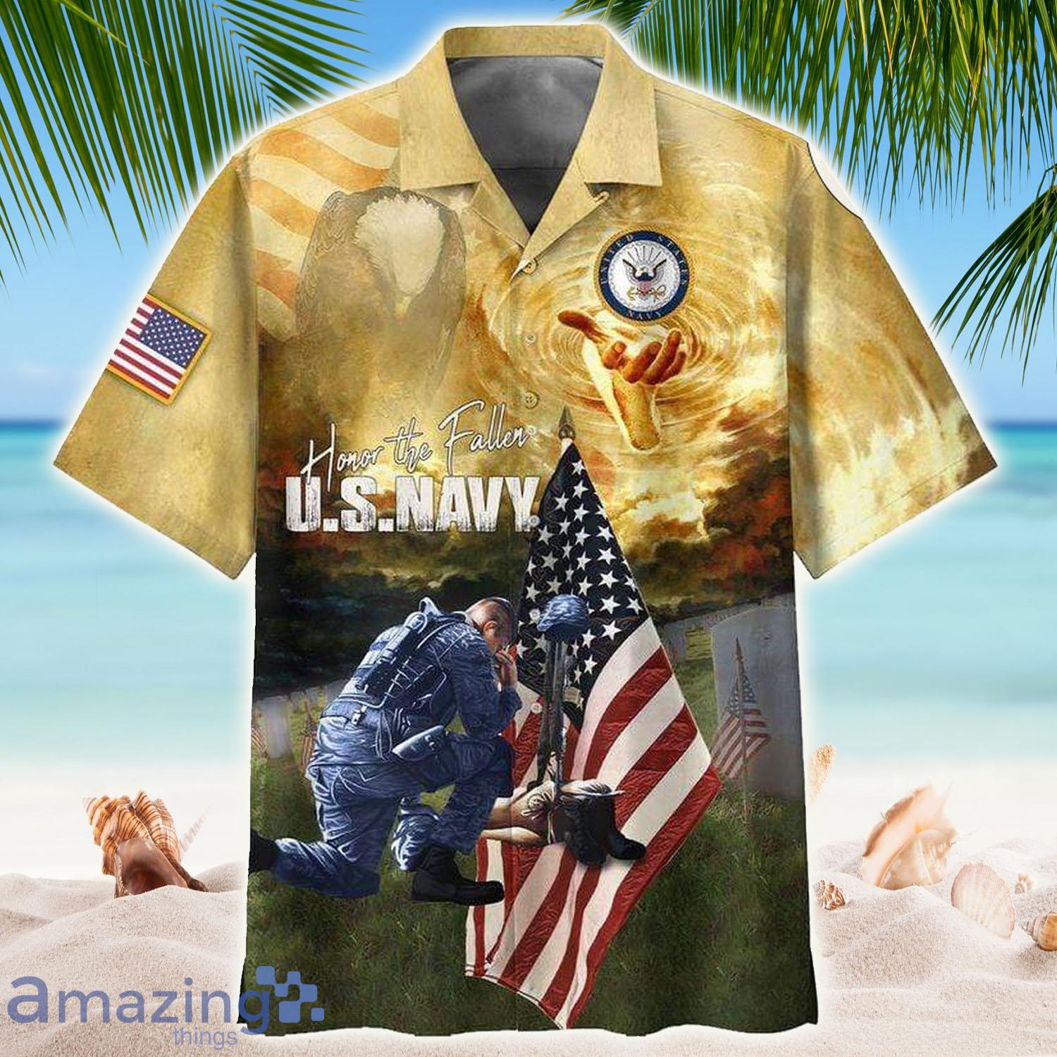 Navy Veteran Hawaii Shirt Honor The Fallen Hawaii Shirt - Navy Veteran Hawaii Shirt Honor The Fallen Hawaii Shirt