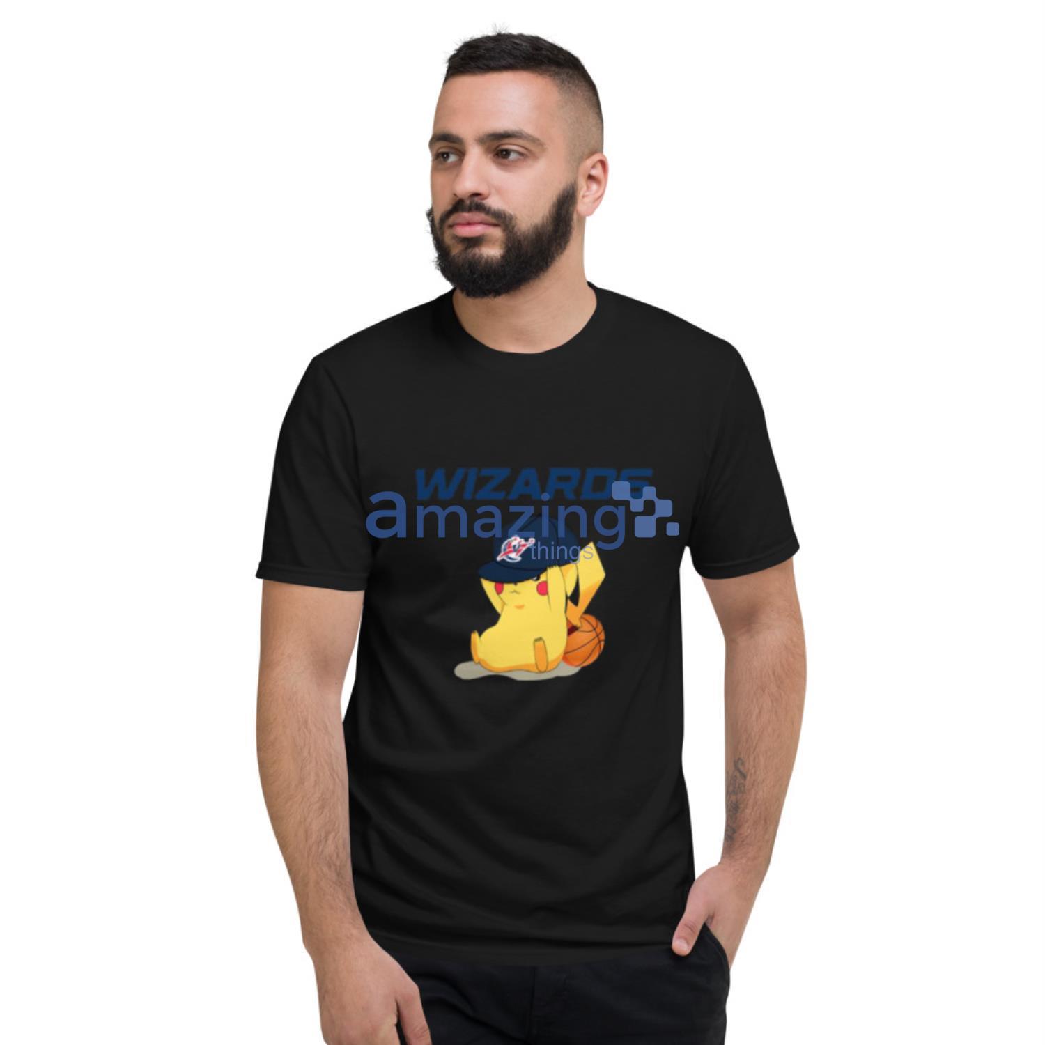 NBA Pikachu Basketball Sports Washington Wizards T Shirt image NBA Pikachu Basketball Sports Washington Wizards T Shirt - Short Sleeve T-Shirt
