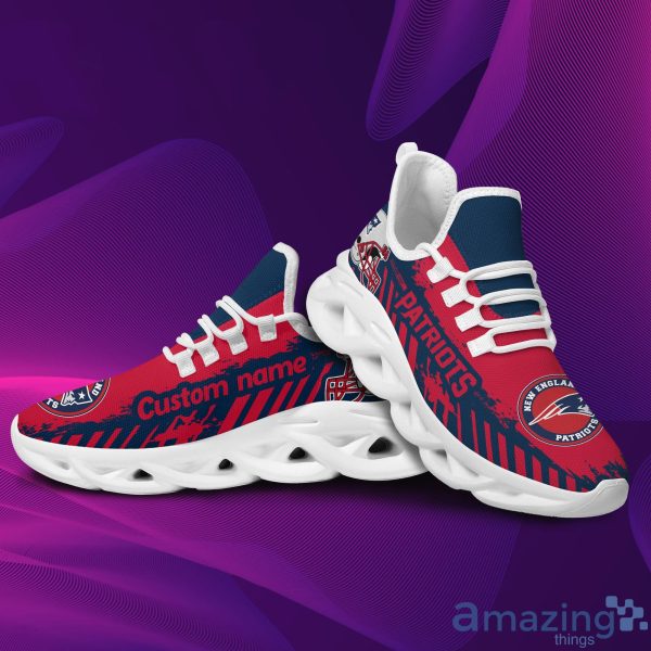 New England Patriots American Football Team Custom Name Max Soul Sneakers Running Shoes