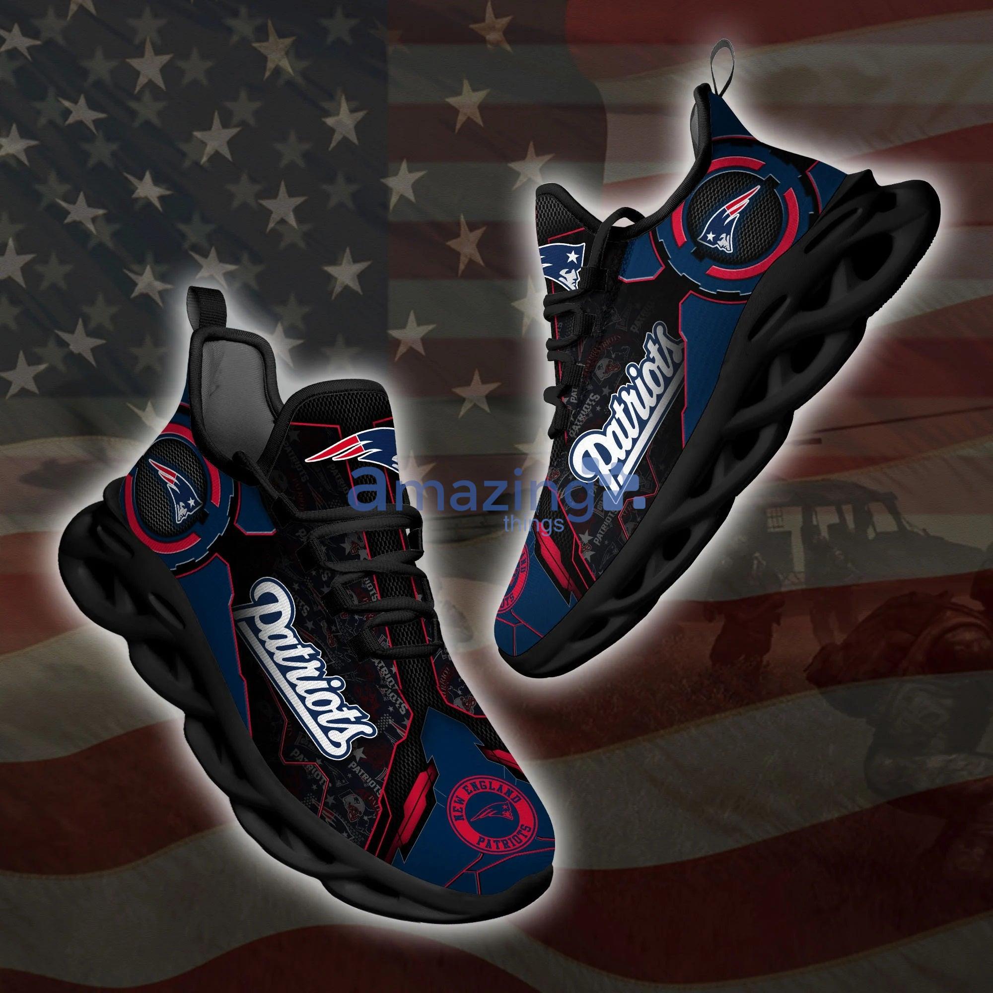New England Patriots Casual 3D Max Soul Shoes For Men And Women Product Photo 1