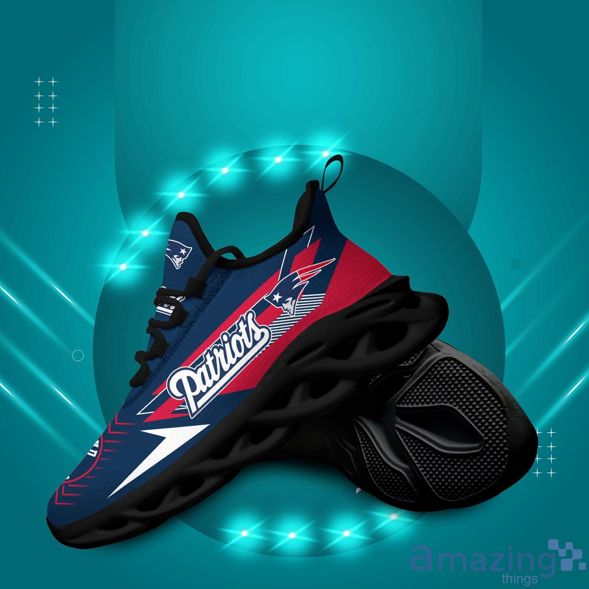 New England Patriots Max Soul Sneaker Running Shoes For Fans Product Photo 1