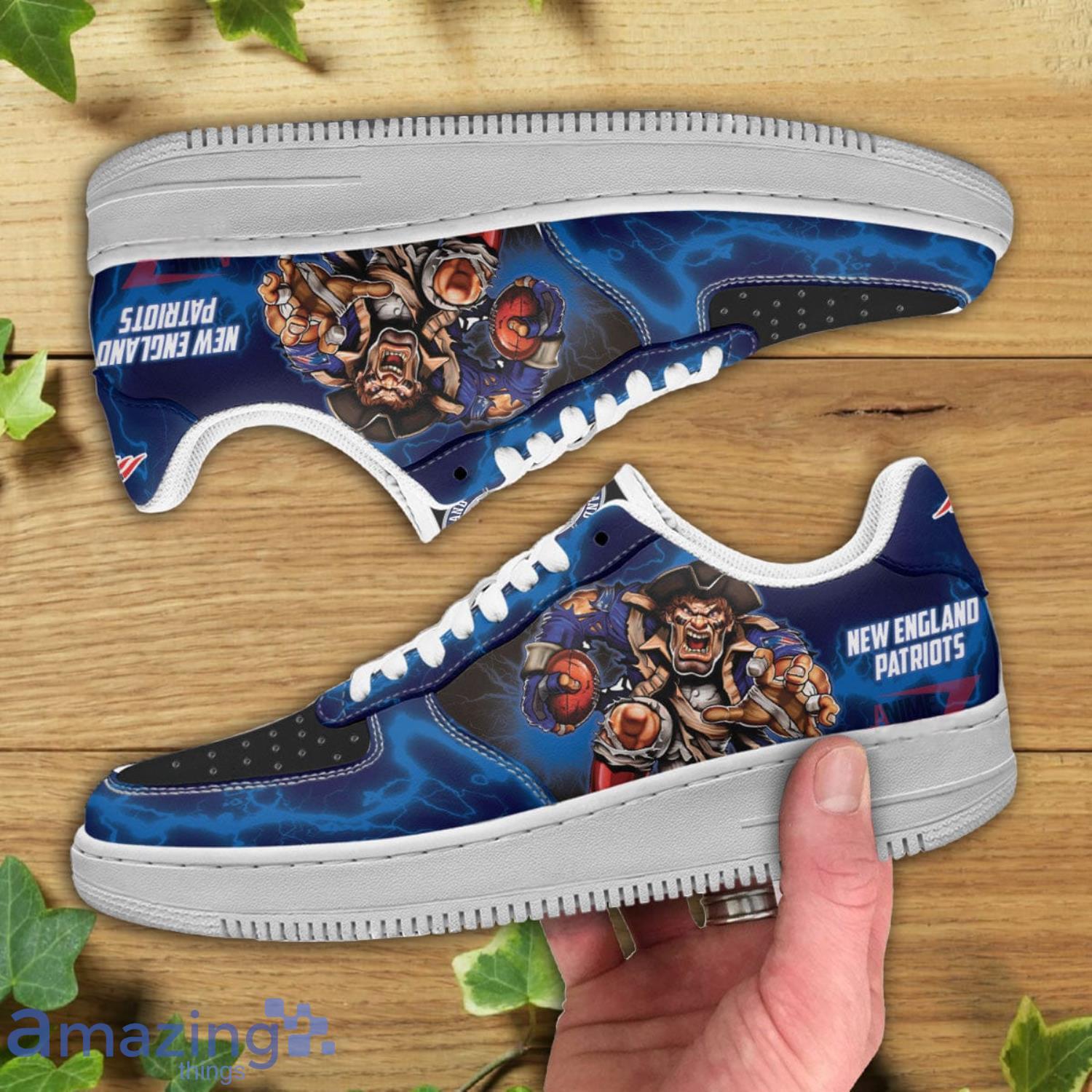 New England Patriots NFL Air Force Shoes Gift For Fans image New England Patriots NFL Air Force Shoes Gift For Fans Product Photo 2