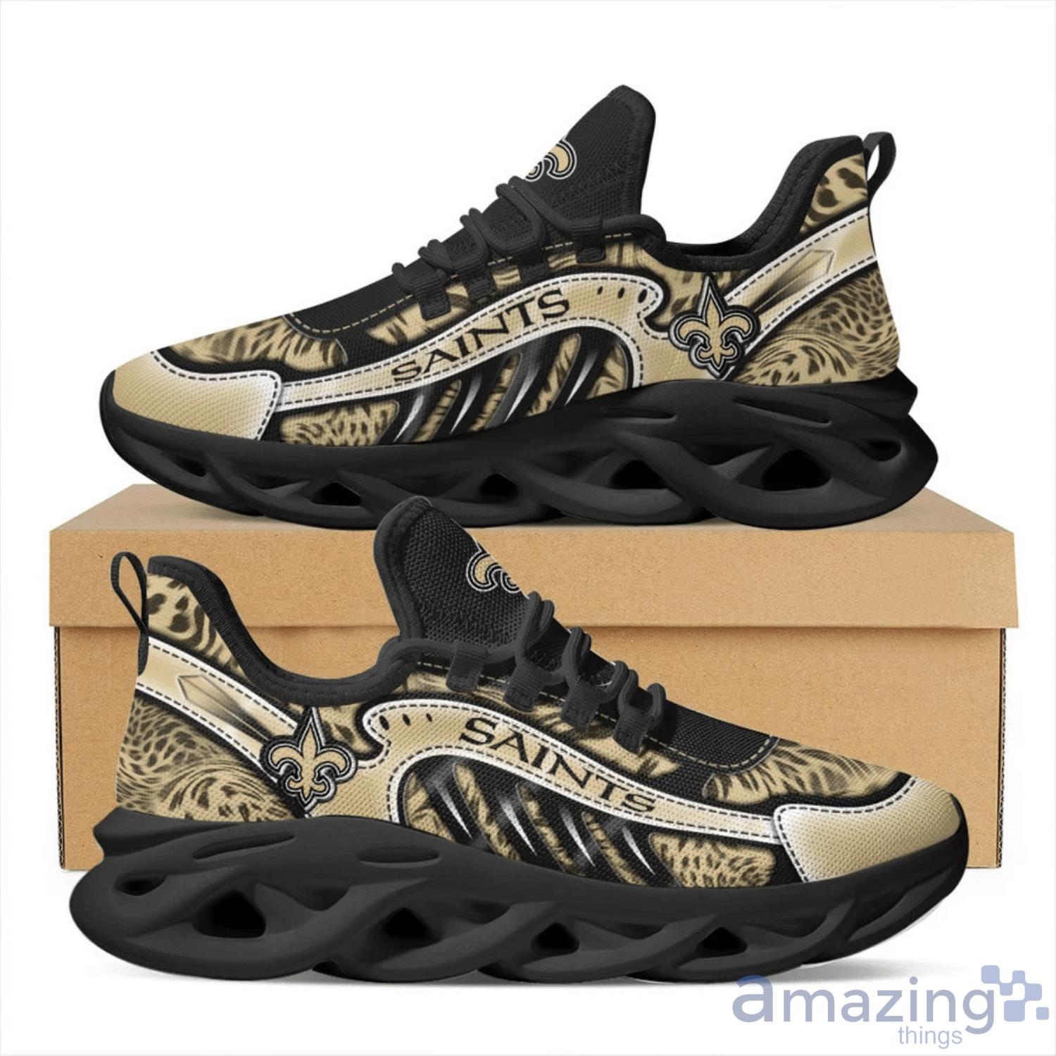 New Orleans Saints Ultra Cool Max Soul Sneaker Running Shoes Product Photo 1