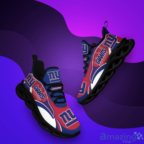 New York Giants Max Soul Shoes Trending Sneakers For Fans - Freedomdesign