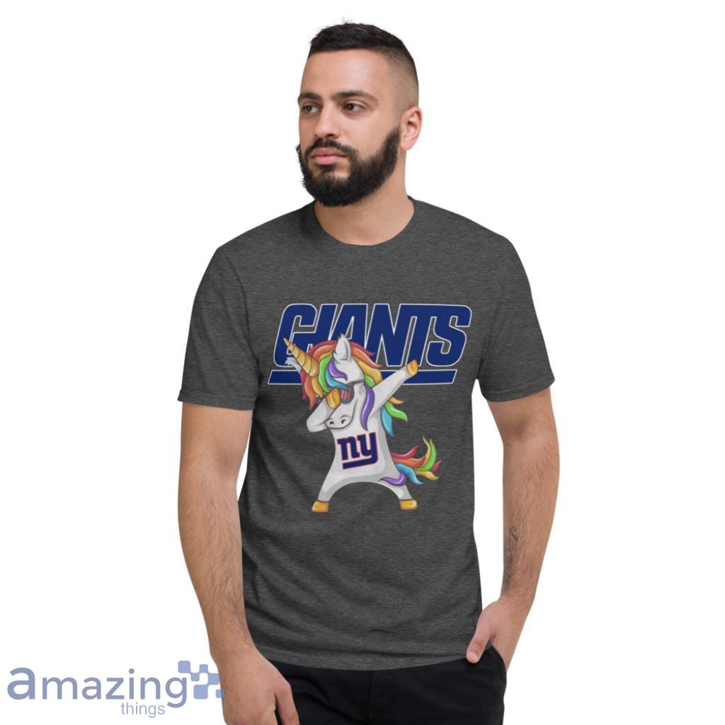 New York Giants NFL Football Funny Unicorn Dabbing Sports For Fans T Shirt