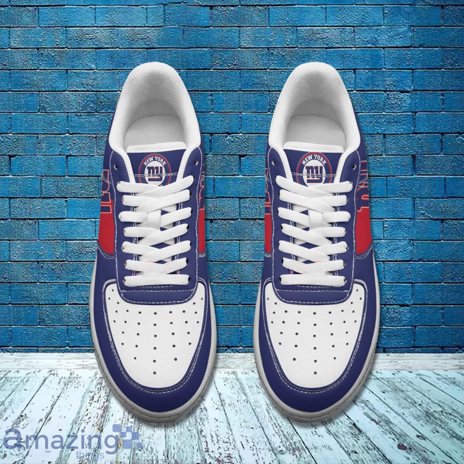 New York Giants CUSTOM Nike Air Force Shoes -  Worldwide  Shipping