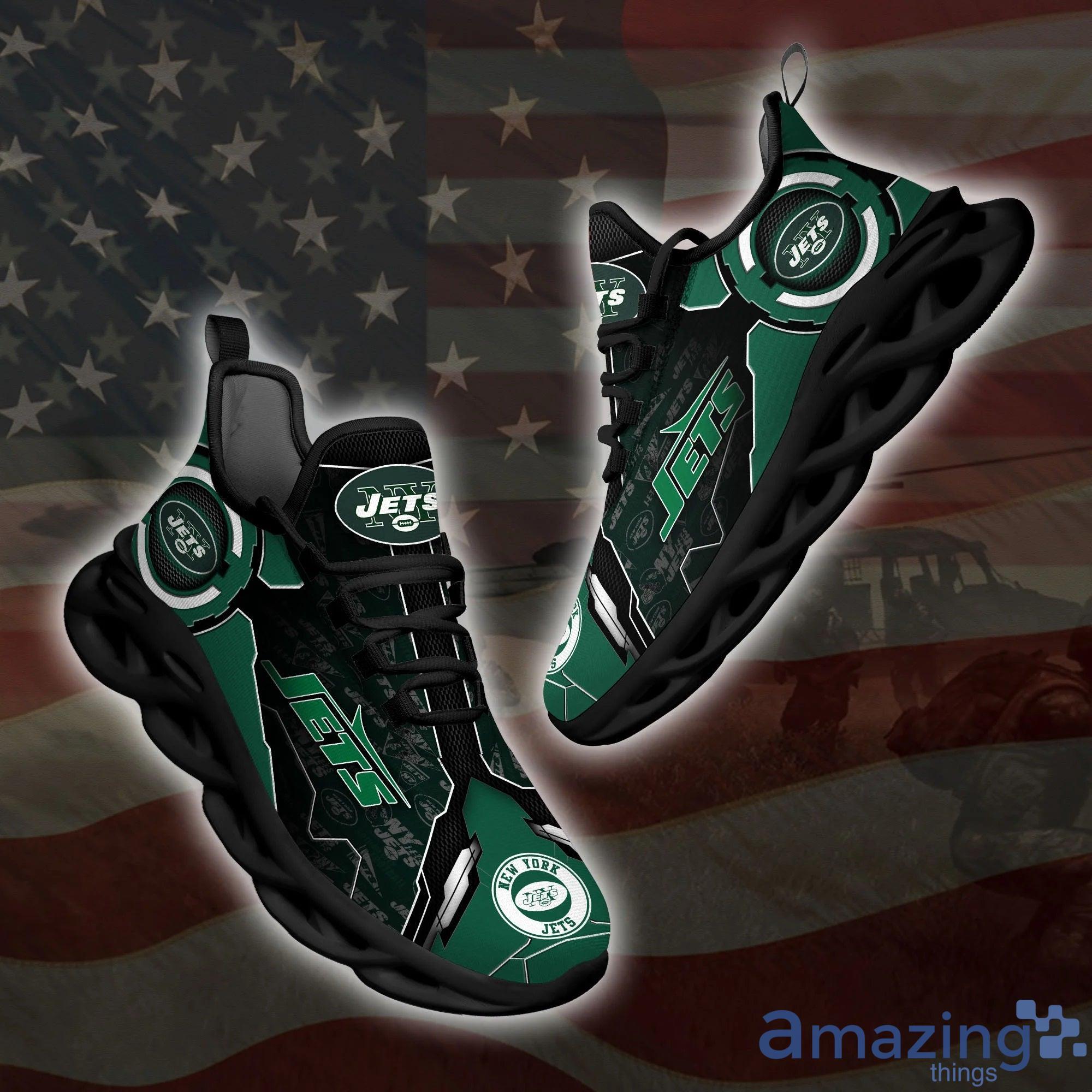 New York Jets 3D Max Soul Sneakers Running Shoes Fans Gift Product Photo 1