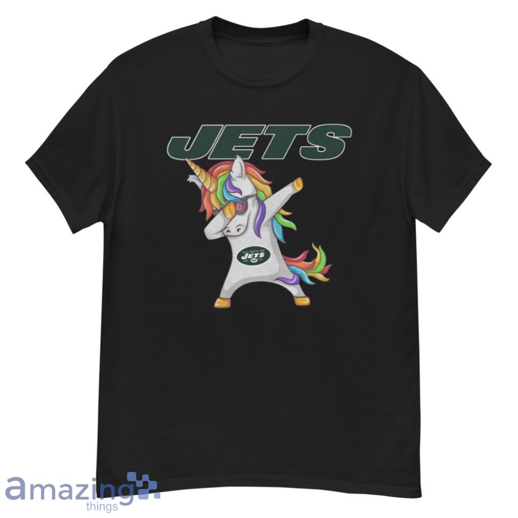 New York Jets NFL Football Funny Unicorn Dabbing Sports For Fans T Shirt