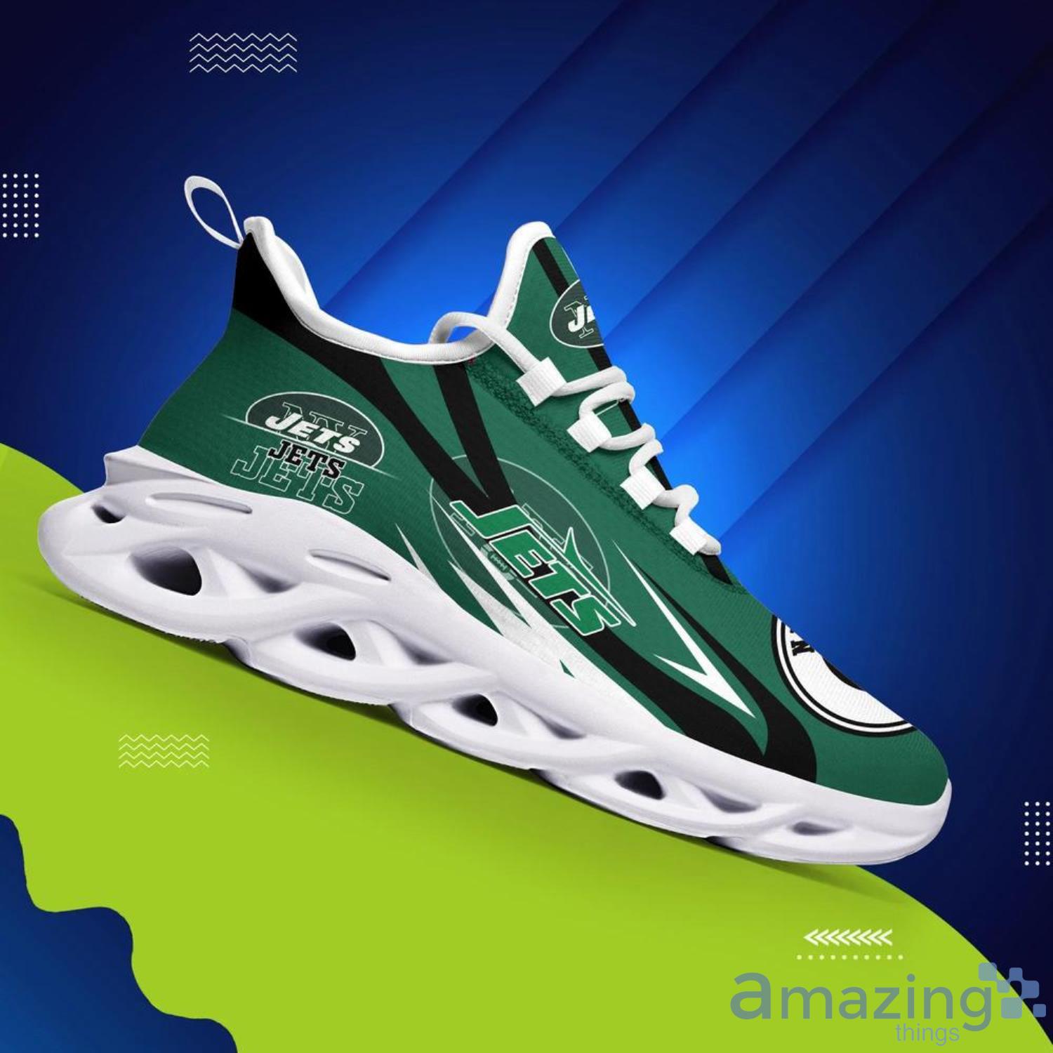 HOT NFL New York Jets Personalized Nike Air Jordan 1 Sneakers