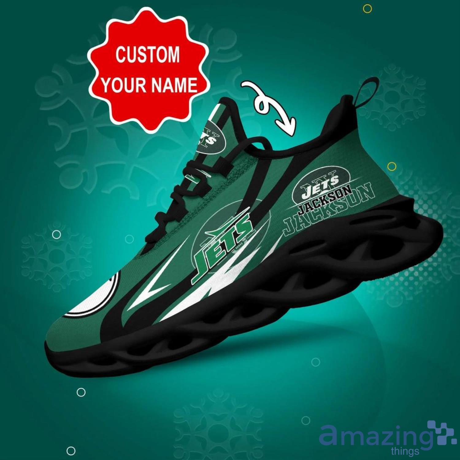 New York Jets NFL Max Soul Shoes Gift For Sport's Fans - Banantees