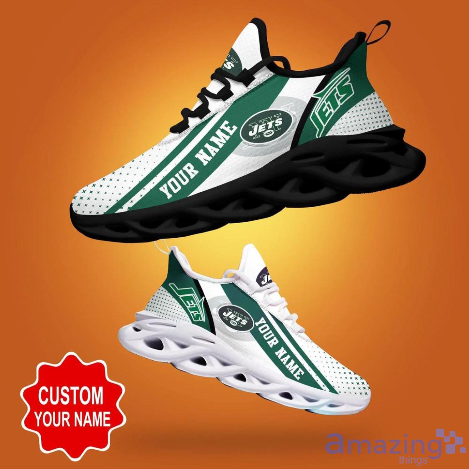 New York Jets CUSTOM Nike Air Force Shoes -  Worldwide  Shipping