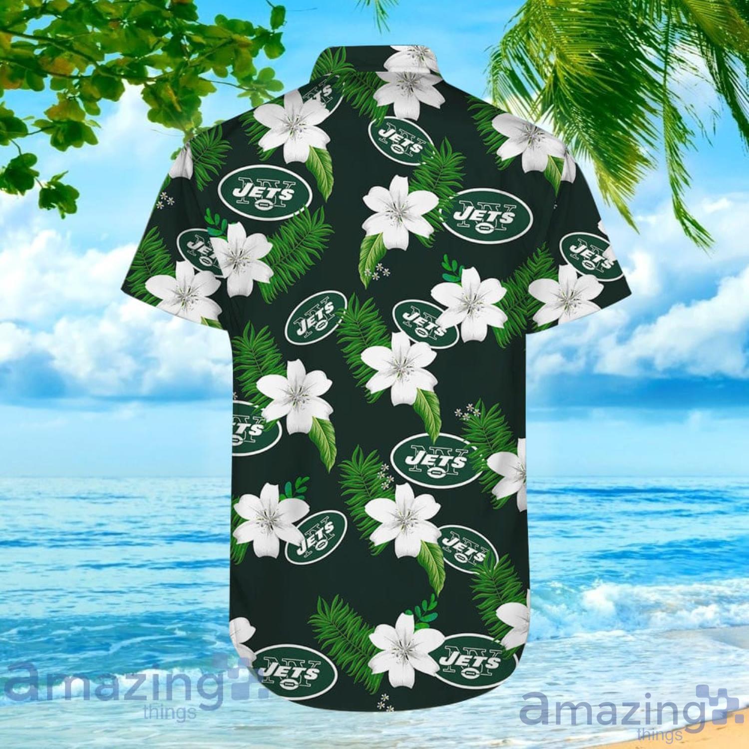 New York Jets Tropical Flower Hawaiian Shirt For Men And Women Product Photo 1