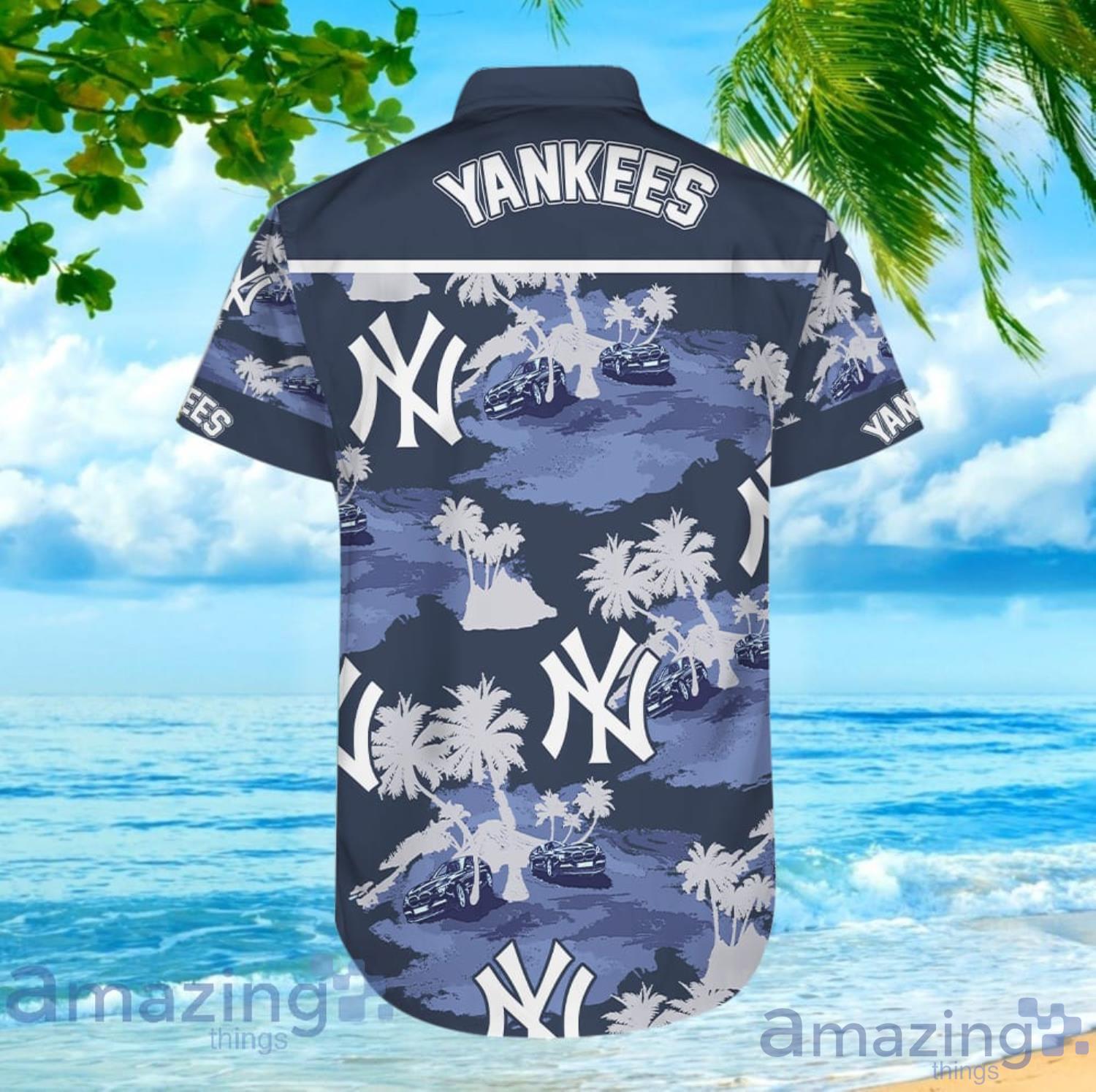New York Yankees Mlb Mens Flamingo Hawaiian Shirts For Men And