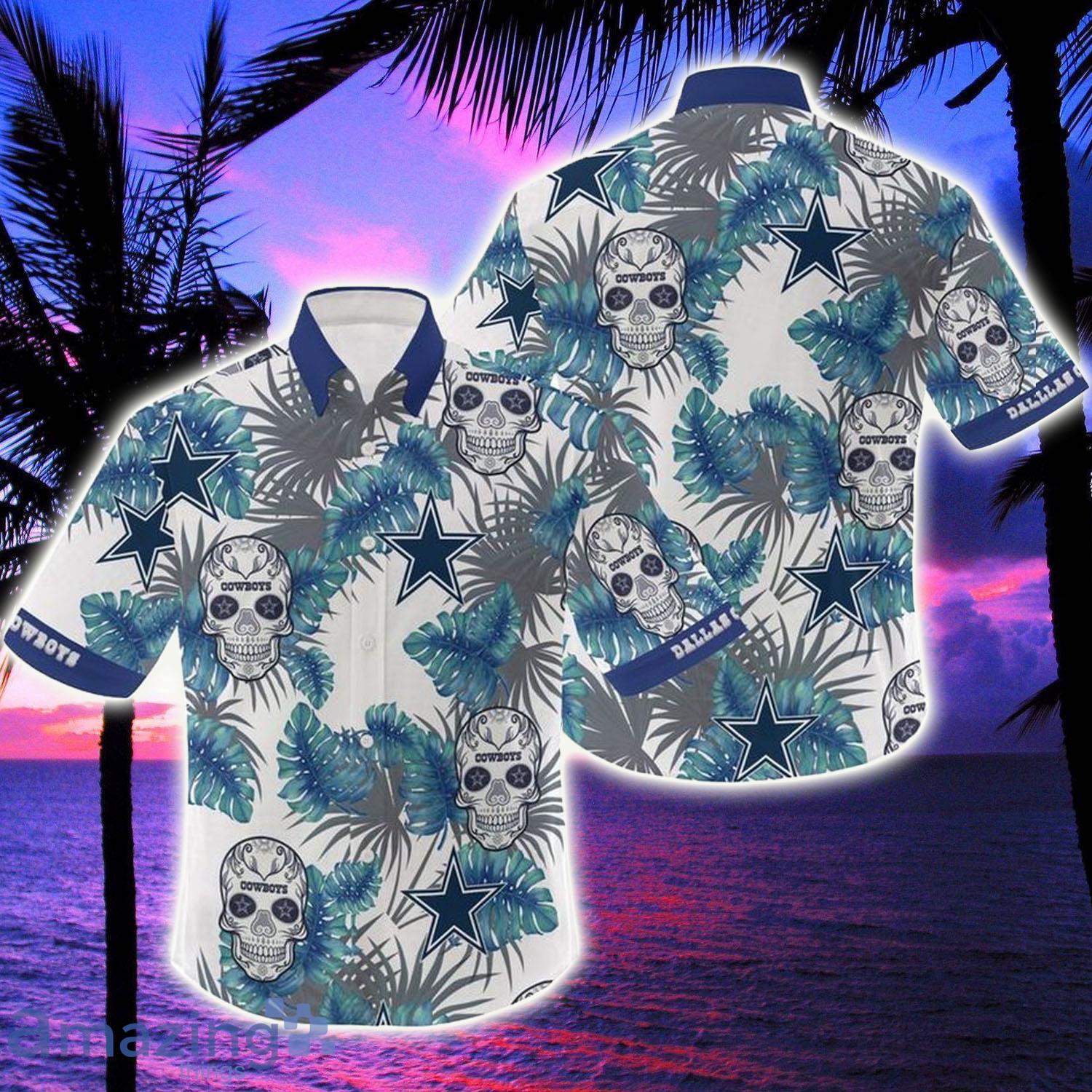 NFL Dallas Cowboys Candy Skulls Gift For Fan Hawaii Shirt - NFL Dallas Cowboys Candy Skulls Gift For Fan Hawaii Shirt
