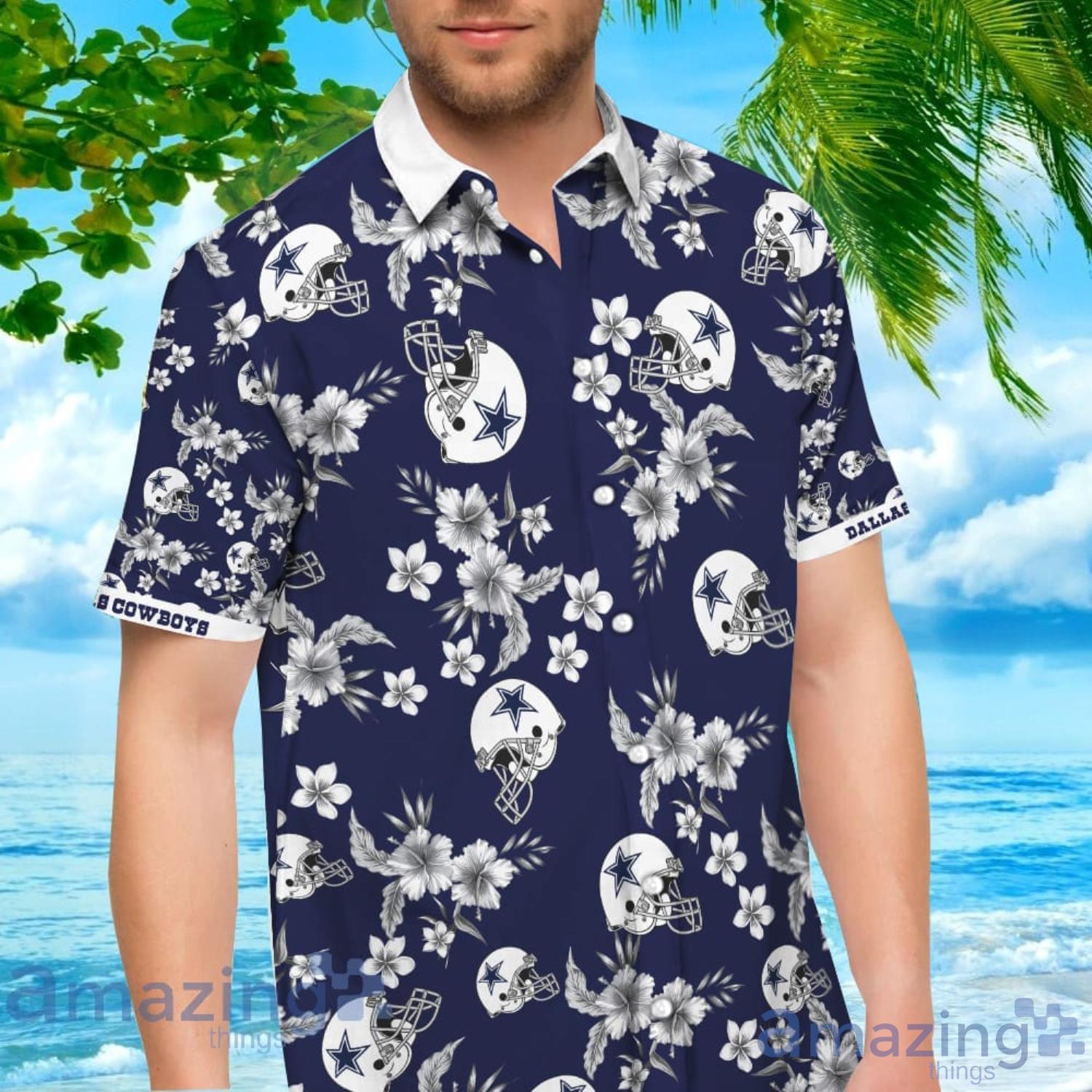 Nfl Dallas Cowboys Flower Pattern Hawaiian Shirt For Men And Women