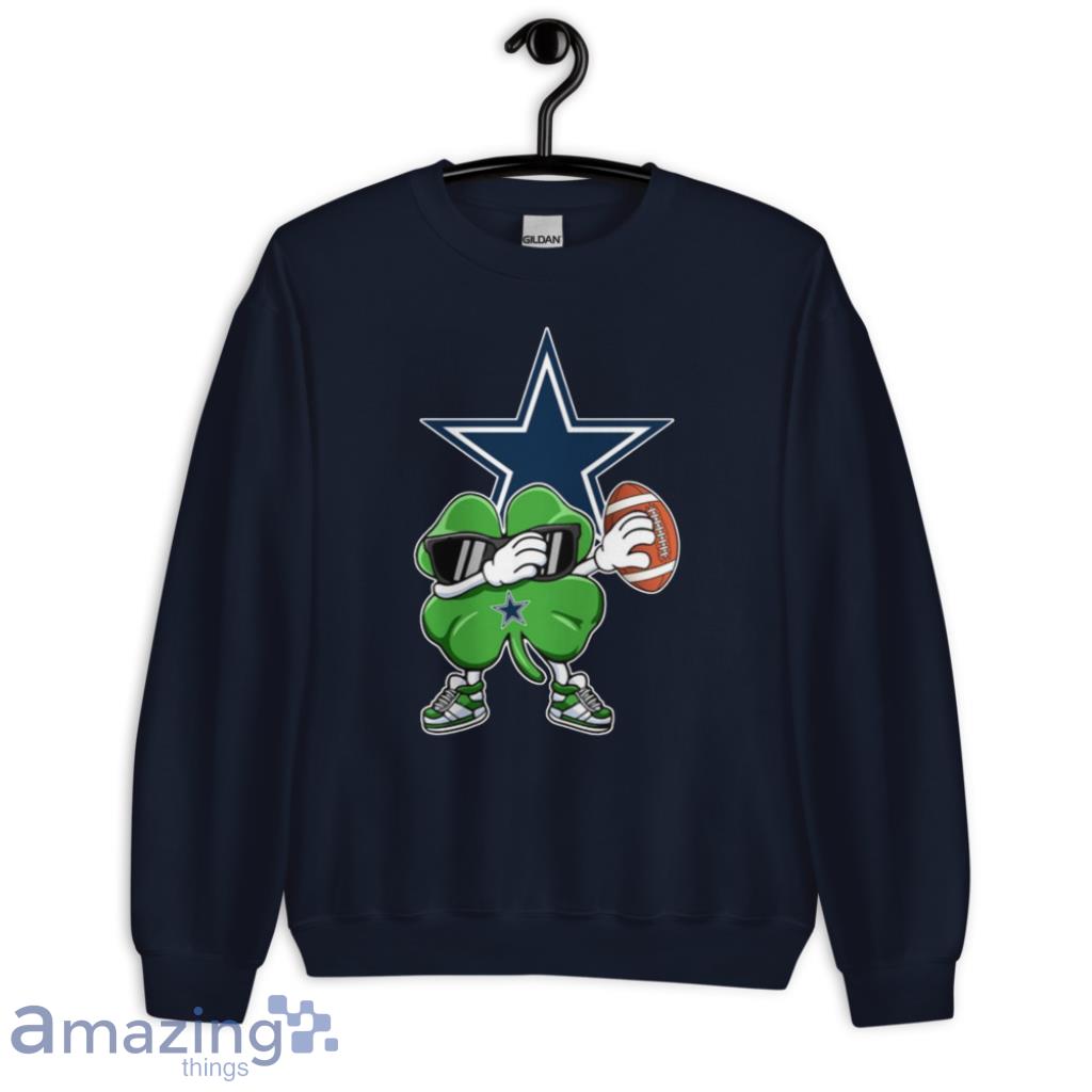 NFL Dallas Cowboys Football Dabbing Four Leaf Clover St. Patrick's Day Shirt  T Shirt