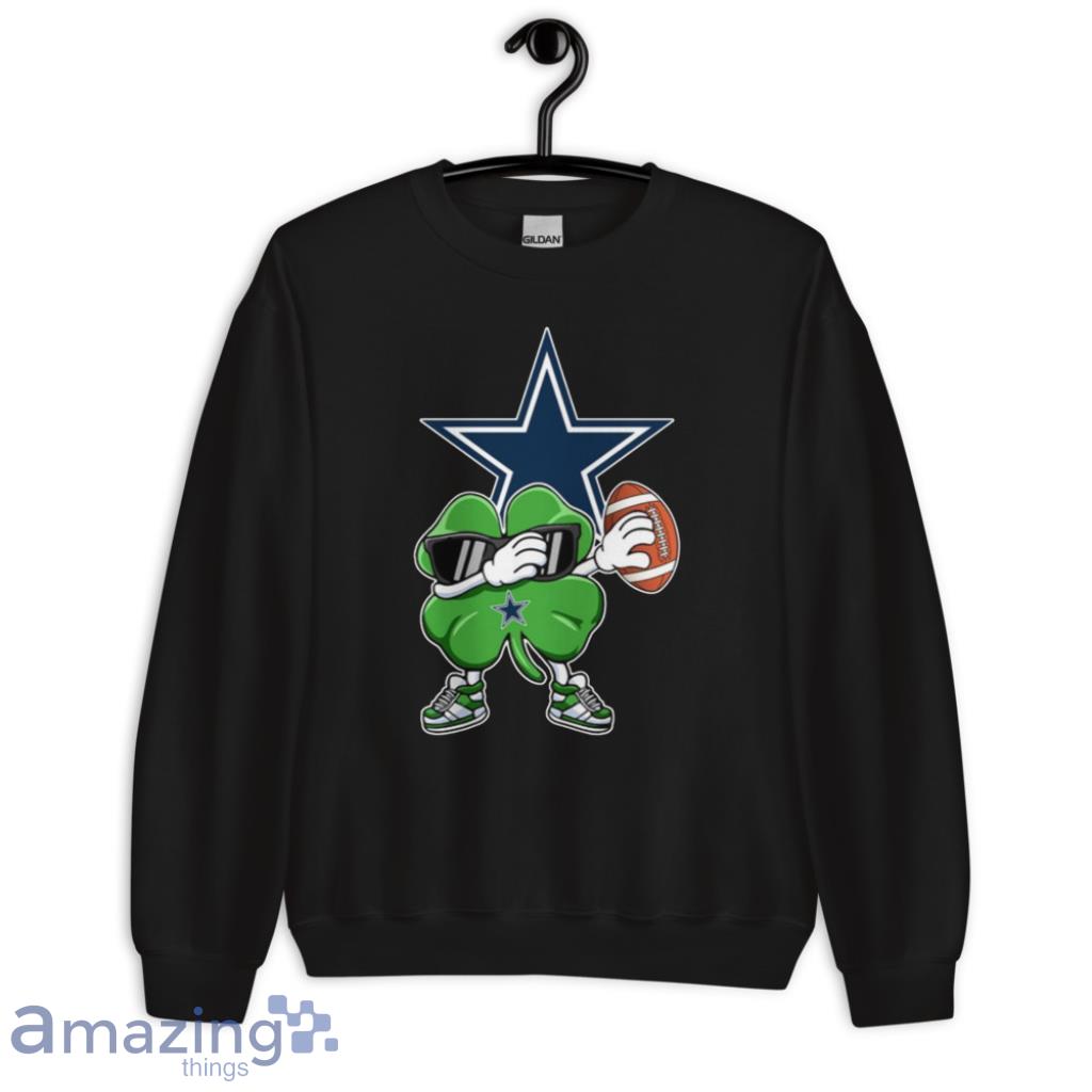 NFL Dallas Cowboys Three Leaf Clover St Patrick's Day Football Sports Hoodie