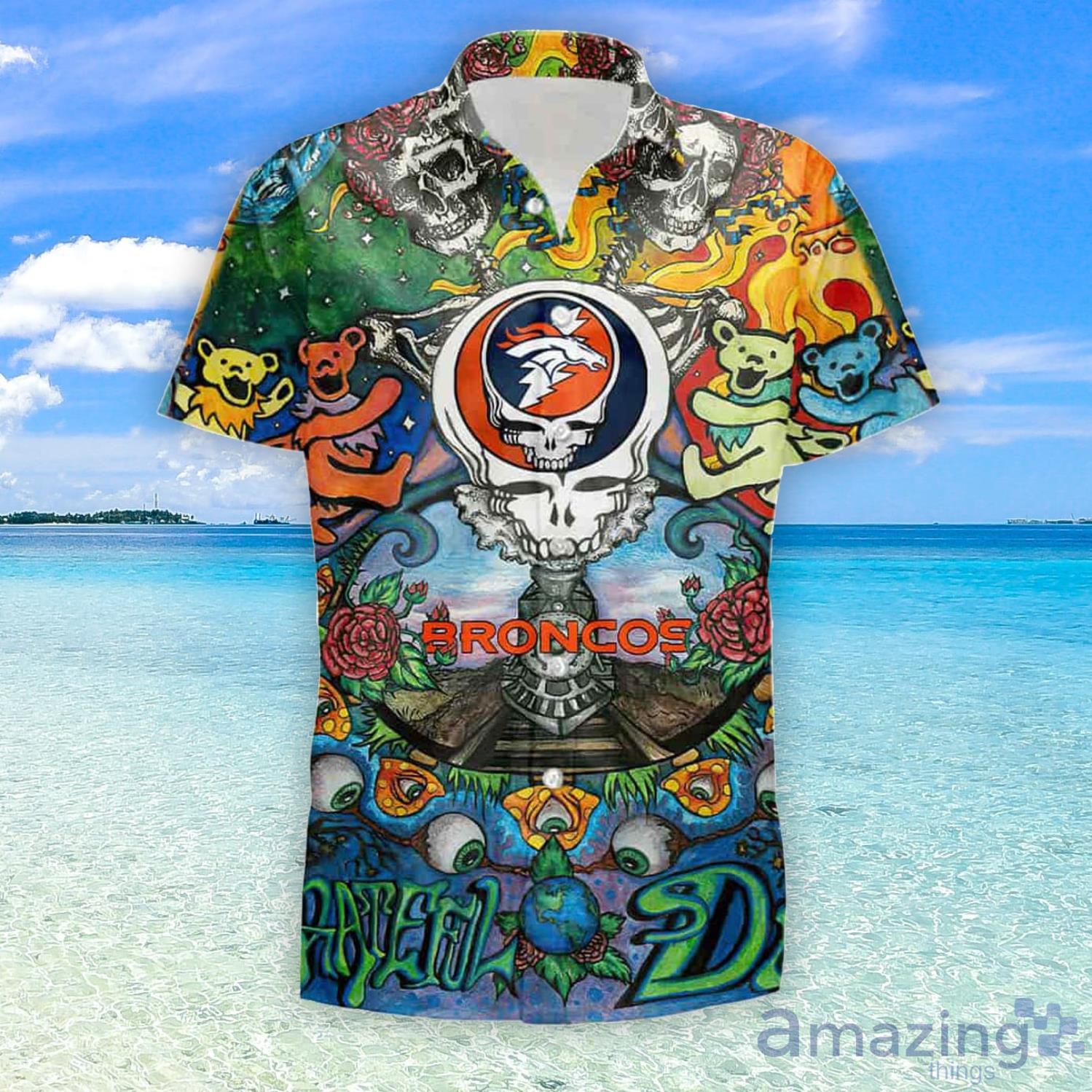 NFL Denver Broncos Grateful Dead Hawaiian Shirt