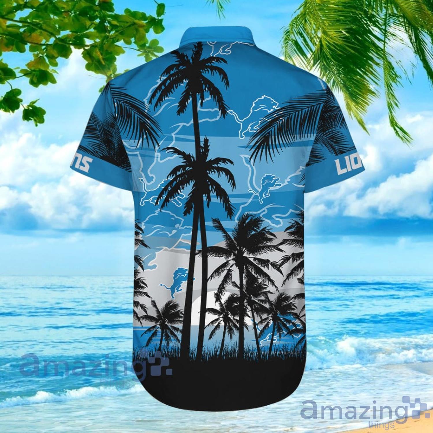 Detroit Lions Hawaiian Shirt Nfl Detroit Lions Tropical Hawaiian