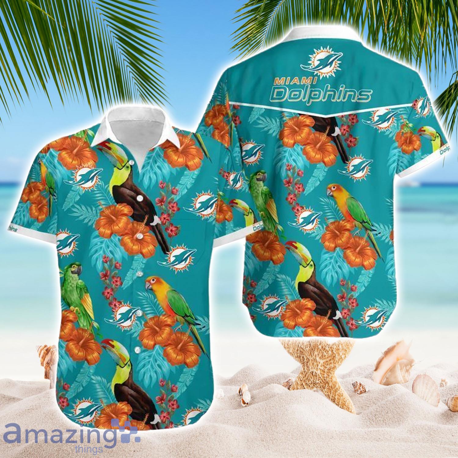 Summer Aloha NFL Miami Dolphins Hawaiian Shirt Cool Gift For Dad