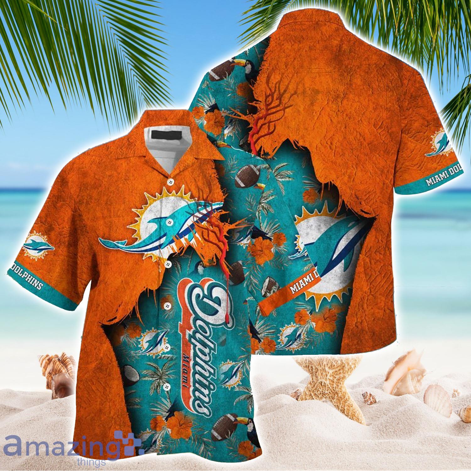 NFL Miami Dolphins God Hawaii Shirt For Summer Hawaiian Shirt