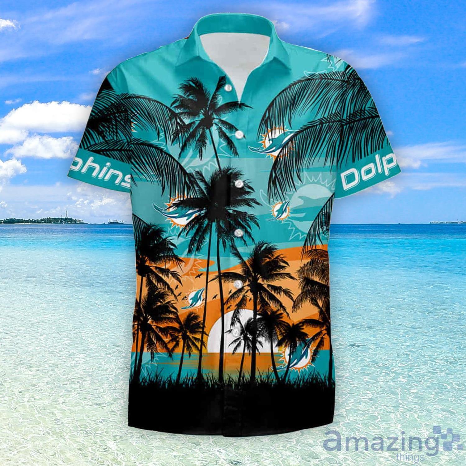 NFL Miami Dolphins Hawaiian Shirt,Aloha Shirt,Beach Summer