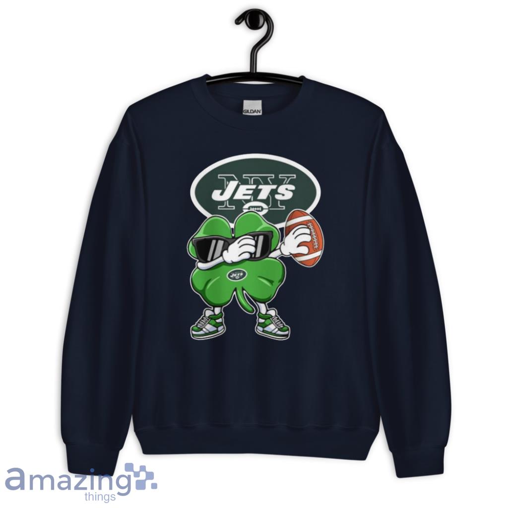 New York Jets Sweatshirt Men 2XL Gray Long Sleeve Crew Neck NFL