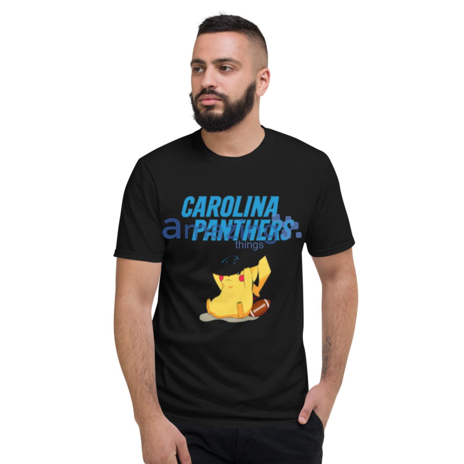 NFL Pikachu Football Sports Carolina Panthers T Shirt