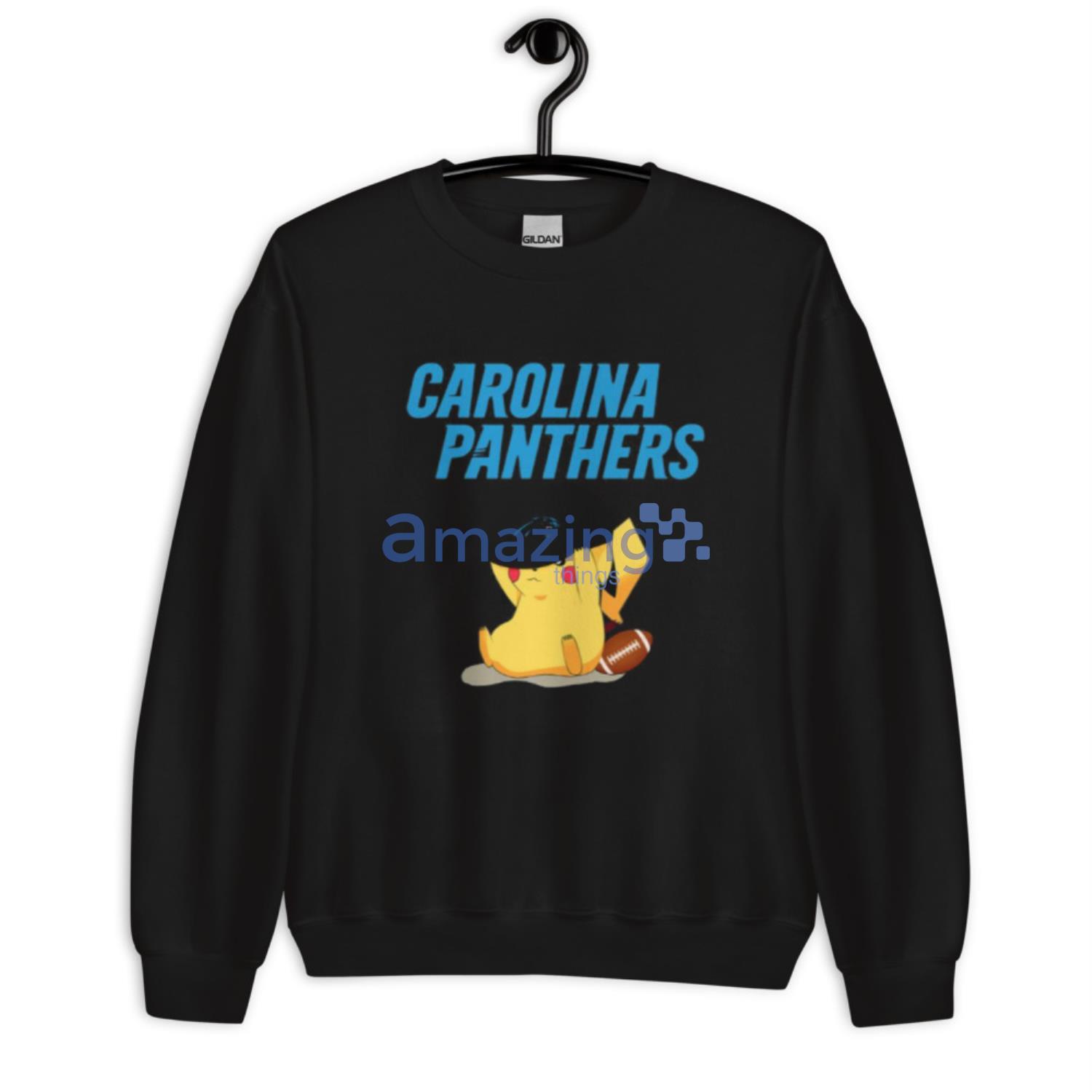 NFL Pikachu Football Sports Carolina Panthers T Shirt