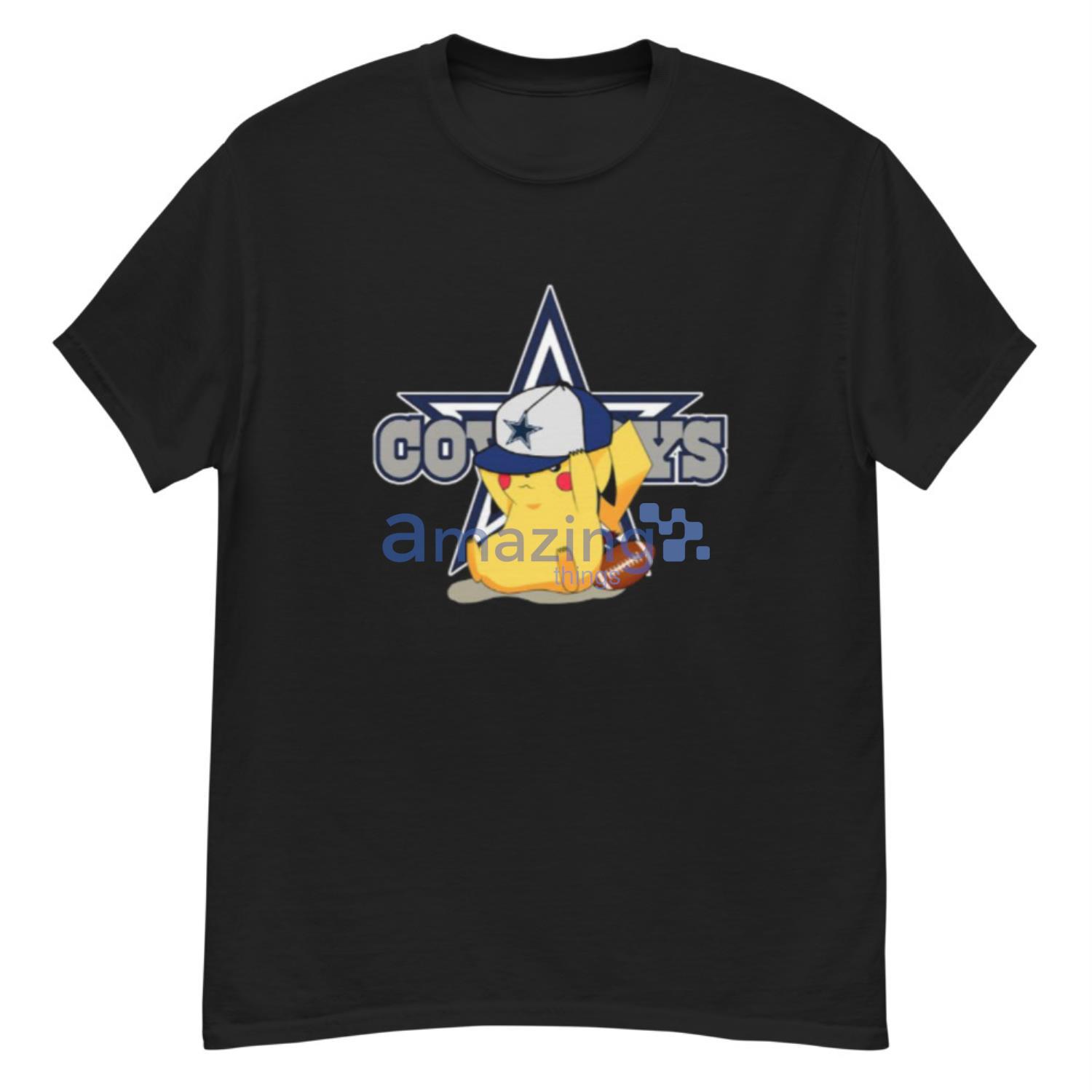 NFL Pikachu Football Sports Dallas Cowboys T Shirt - G500 Men’s Classic T-Shirt