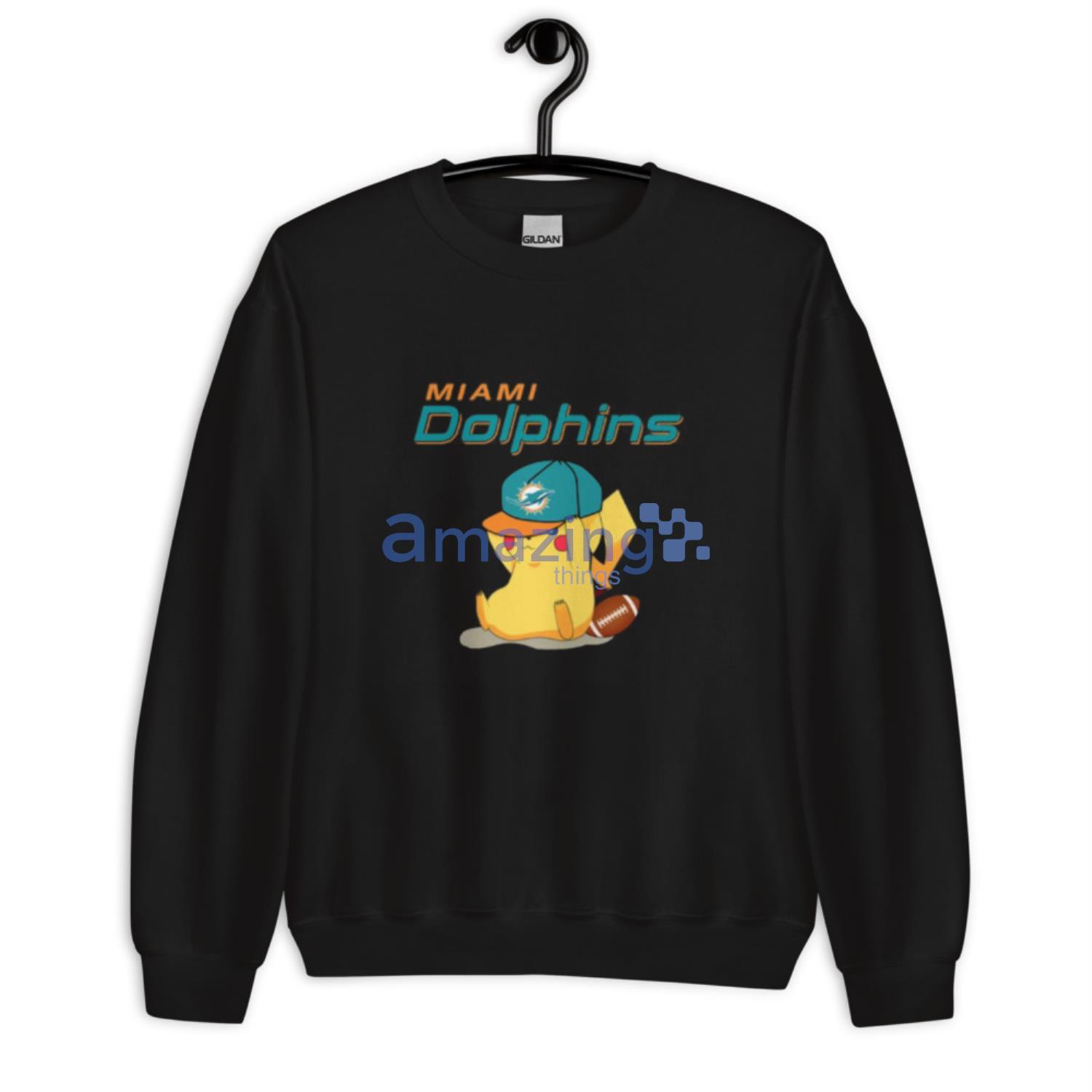 NFL Pikachu Football Sports Miami Dolphins Hoodie