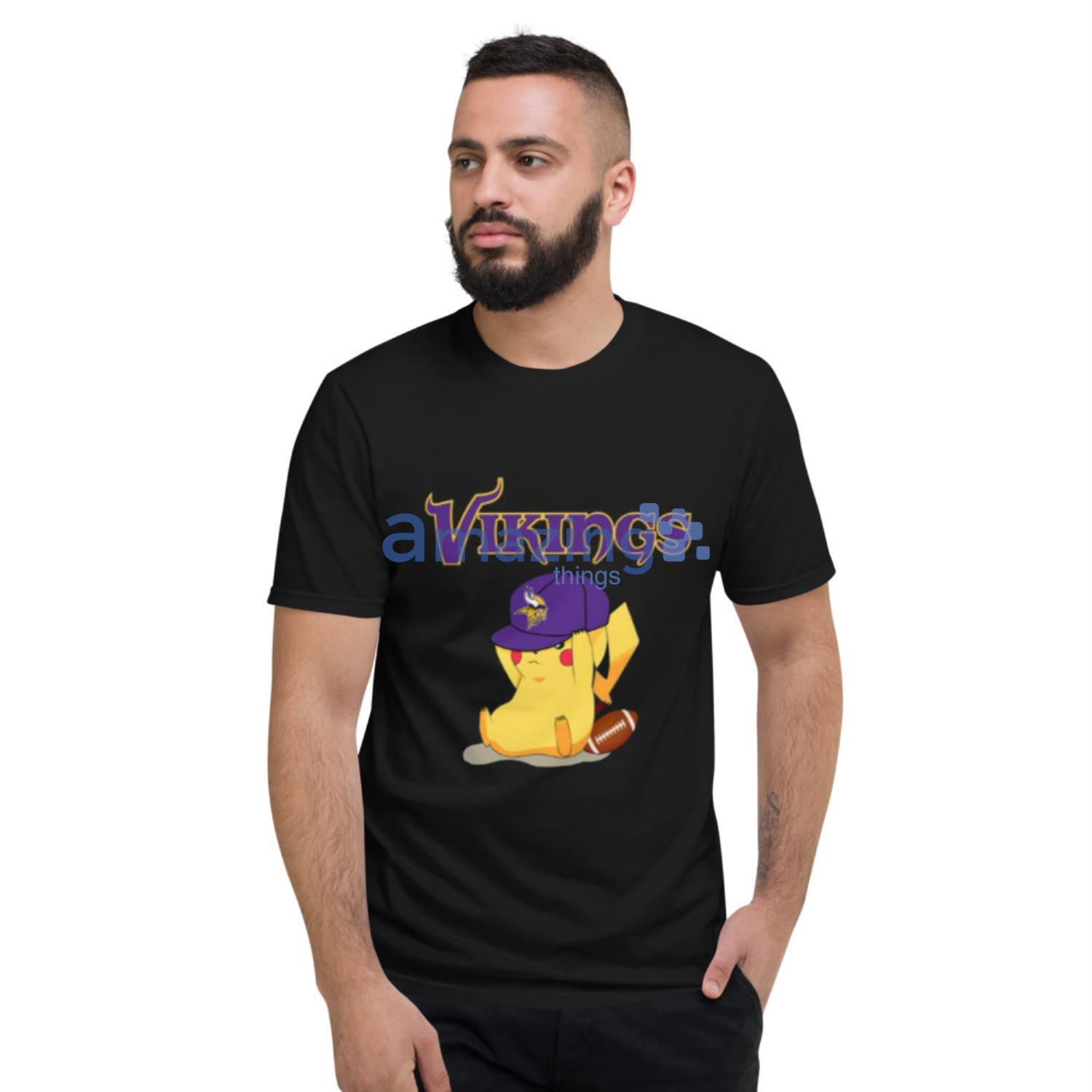 NFL Pikachu Football Sports Minnesota Vikings T Shirt