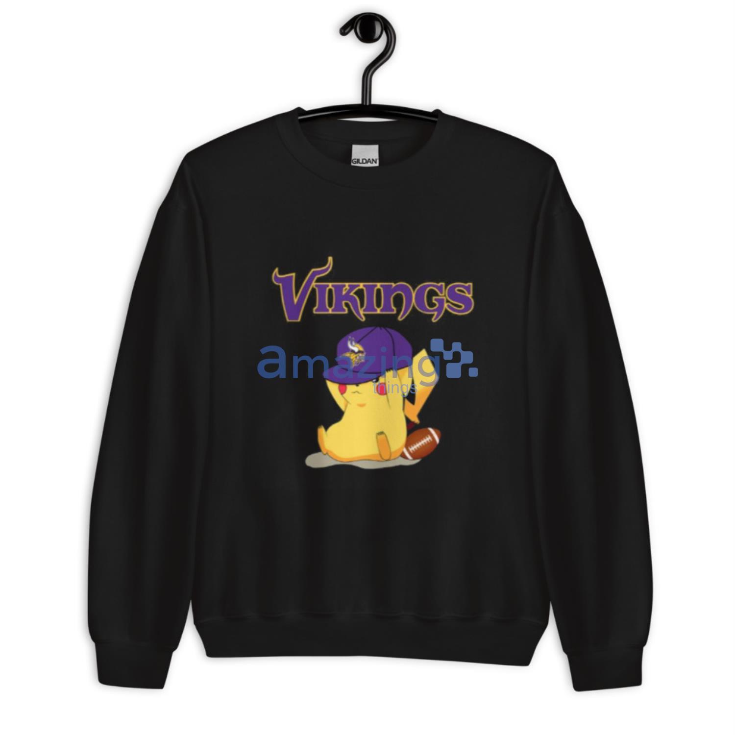 Youth Minnesota Vikings Team Graphic Crew Neck Long Sleeve Tee by