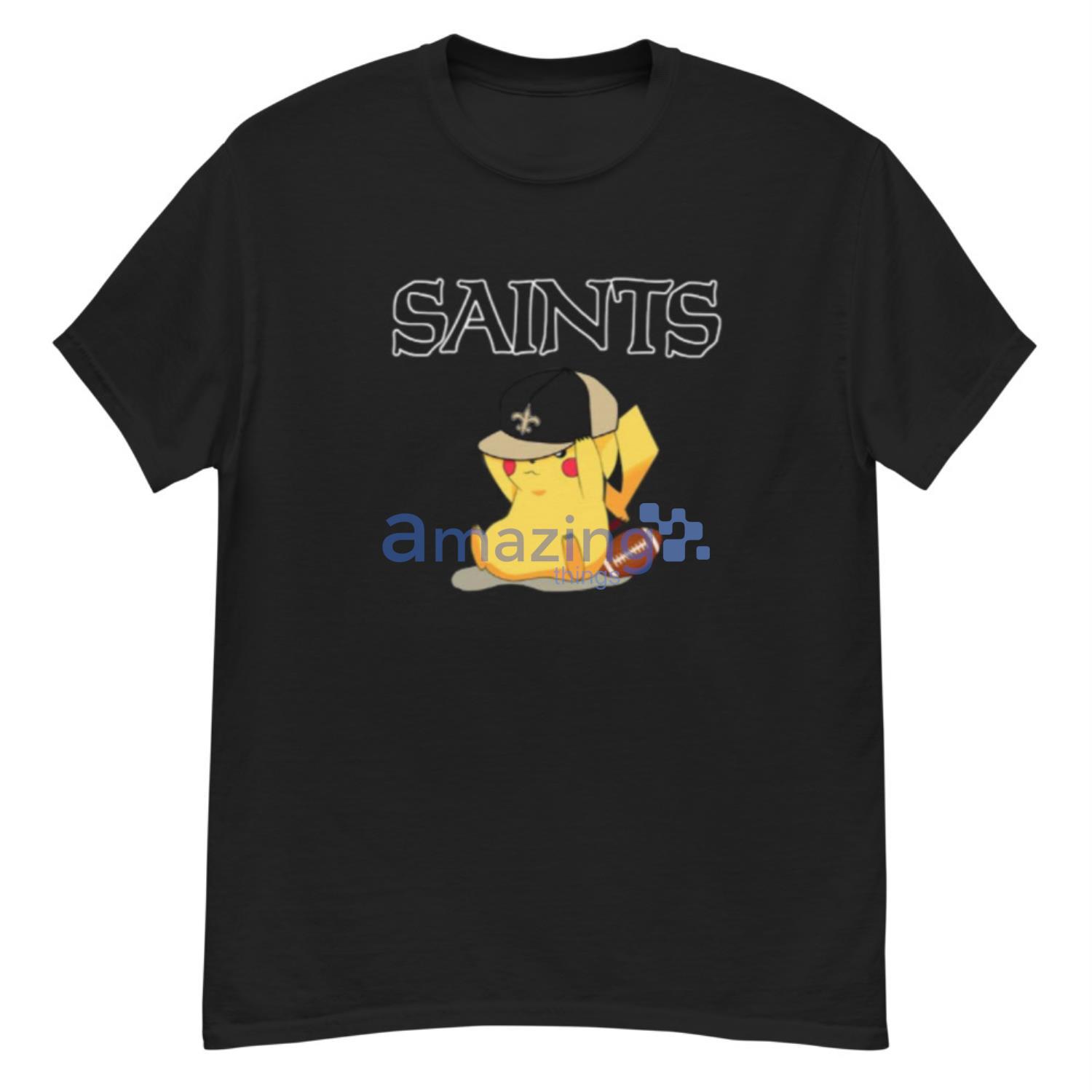 NFL Pikachu Football Sports New Orleans Saints T Shirt - G500 Men’s Classic T-Shirt