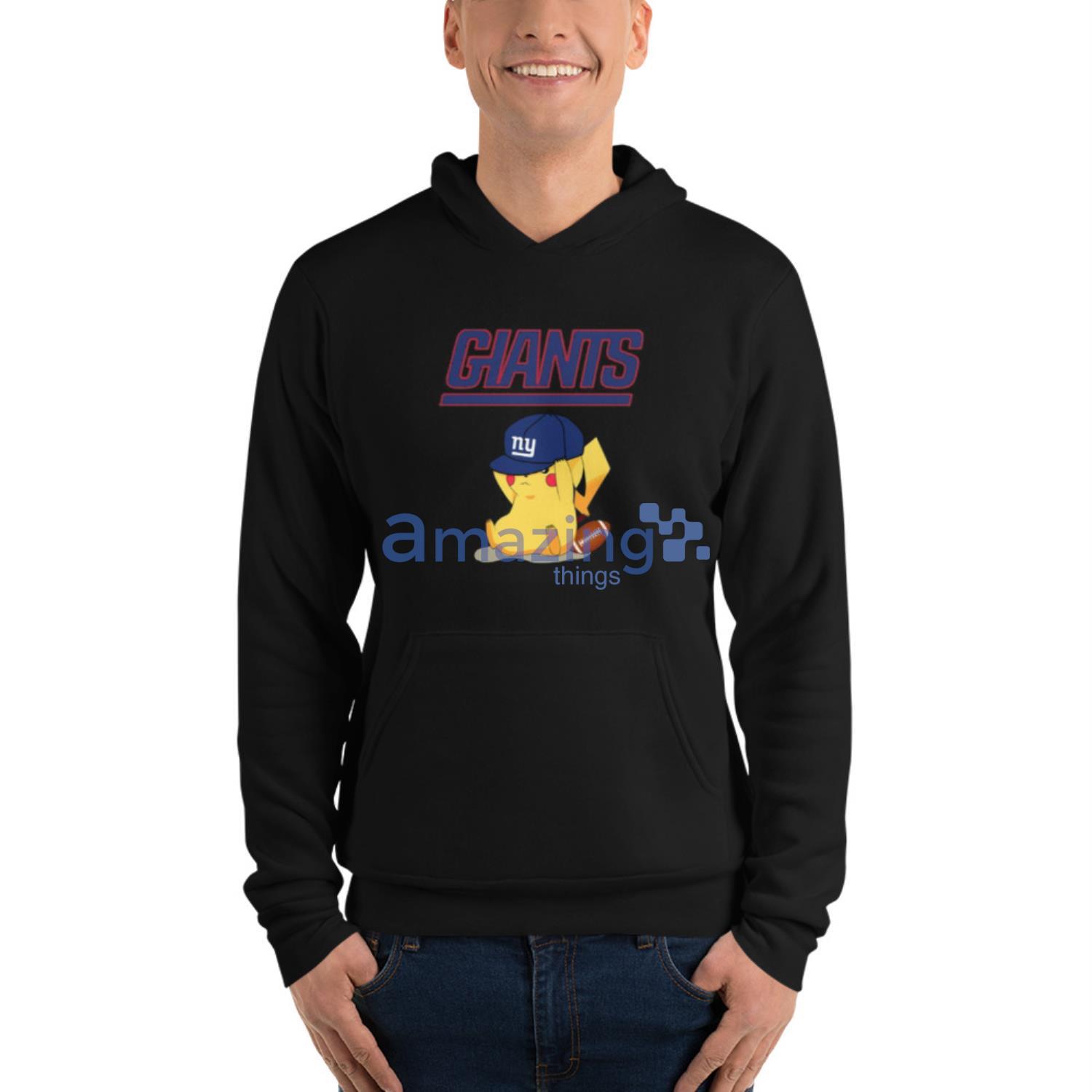 New York Giants Pikachu NFL Football Shirt - High-Quality Printed Brand