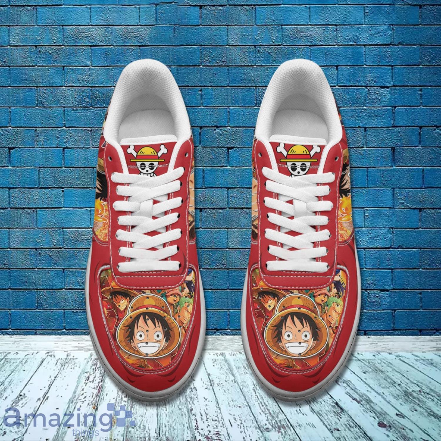 One Piece Lufffy Air Force Shoes Gift For Anime's Fans image One Piece Lufffy Air Force Shoes Gift For Animes Fans Product Photo 3
