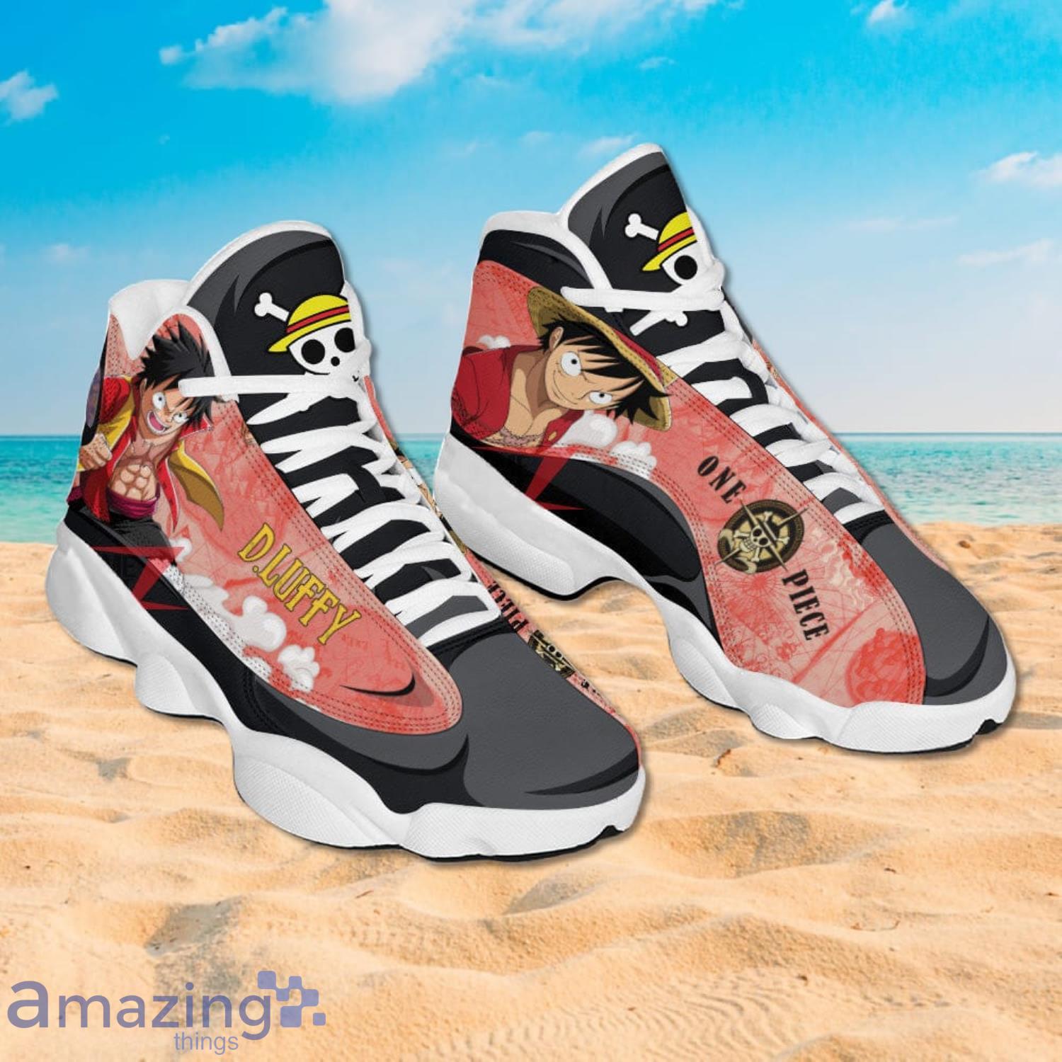 Luffy Custom One Piece Anime Air Jordan 13 Shoes