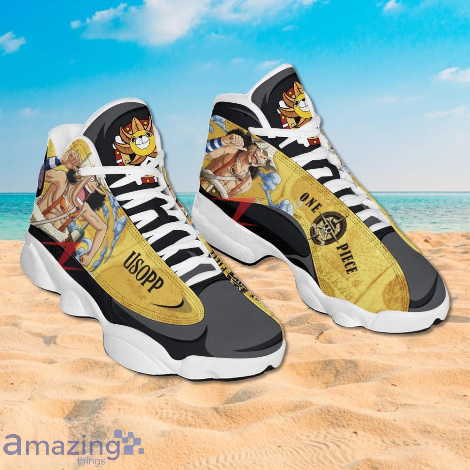 Usopp Jordan 13 Shoes One Piece Custom Shoes - Official One Piece