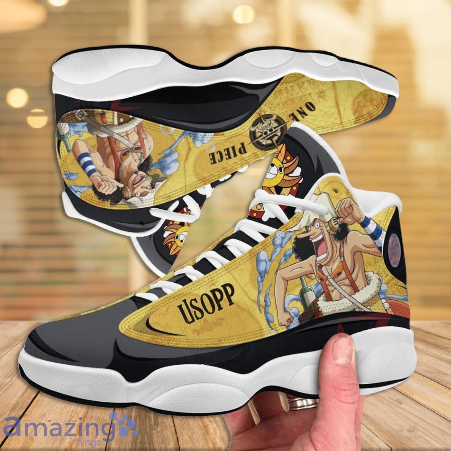 Usopp Jordan 13 Shoes One Piece Custom Shoes - Official One Piece