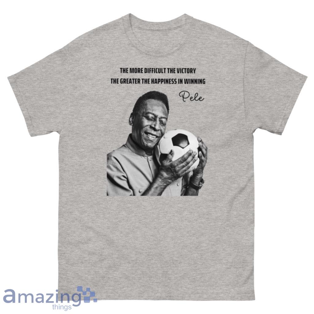 Pele Legend Soccer Brasil T-Shirt - 500 Men’s Classic Tee Gildan Pele Legend Soccer Brasil T-Shirt - 500 Men’s Classic Tee Gildan