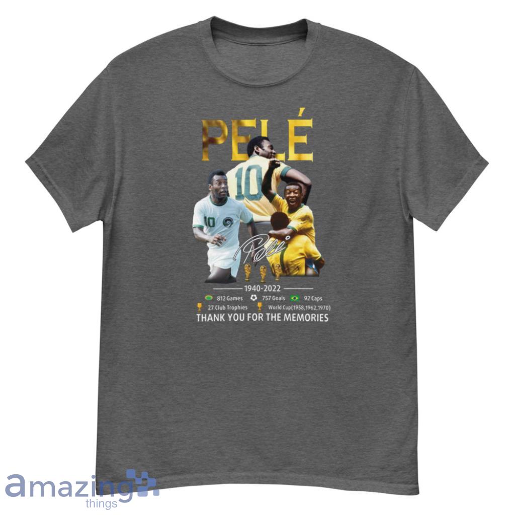 Pele Signature 1940-2022 Brasil T-Shirt - G500 Men’s Classic T-Shirt-1