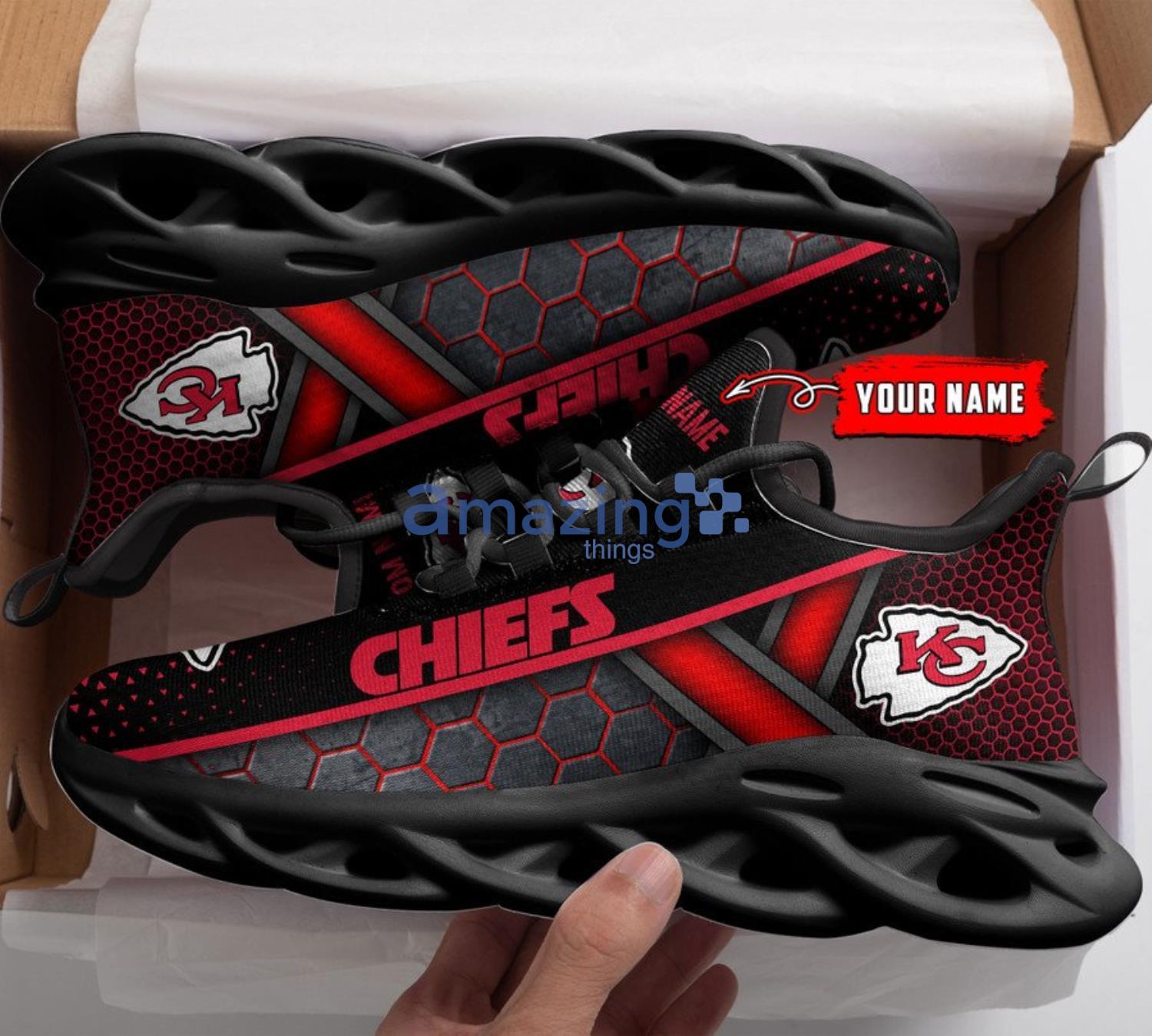 Kansas City Chiefs Ultra Cool Max Soul Shoes For Men And Women